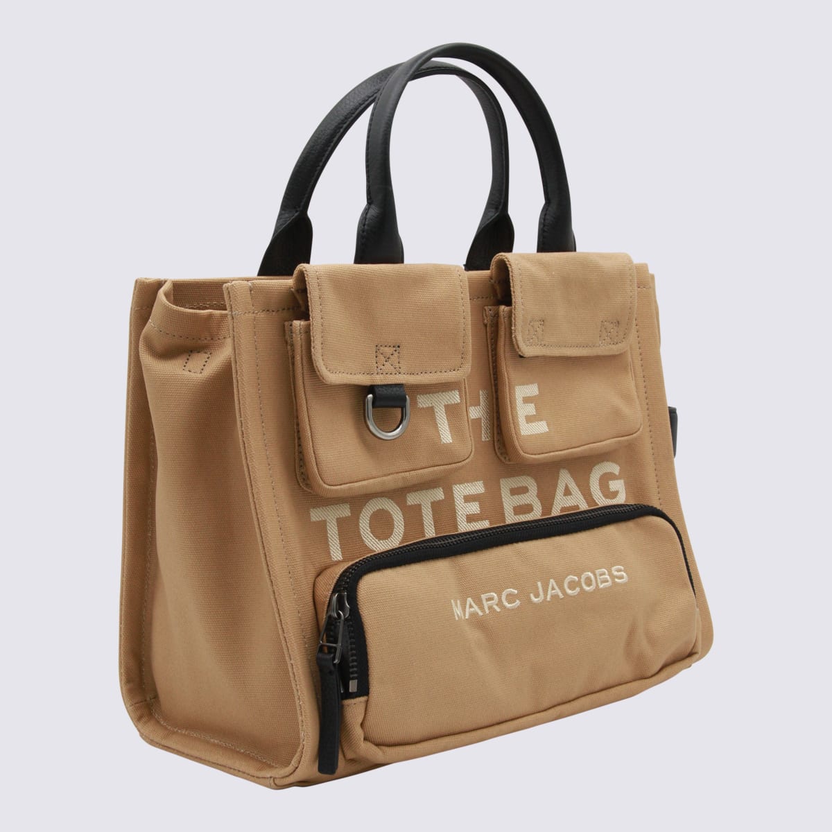 Marc Jacobs Medium Cargo Tote Bag Canvas In Nude