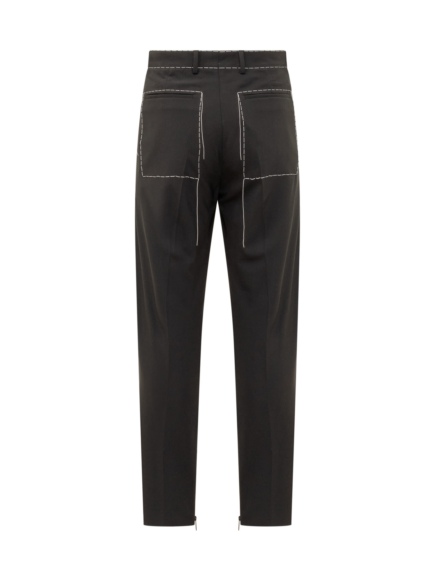 Shop Off-white Stitch Trousers