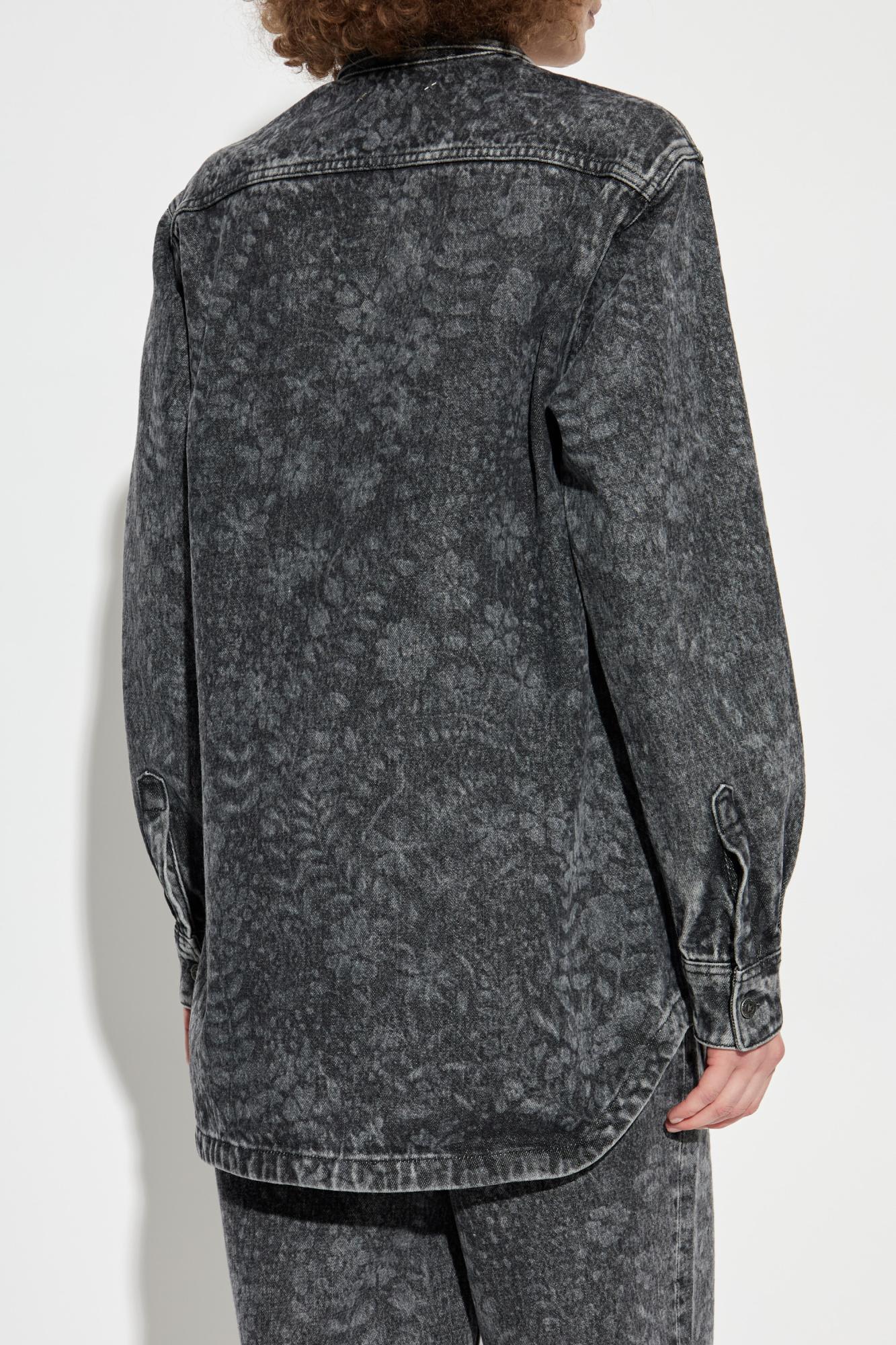 Golden Goose Denim Shirt In Black