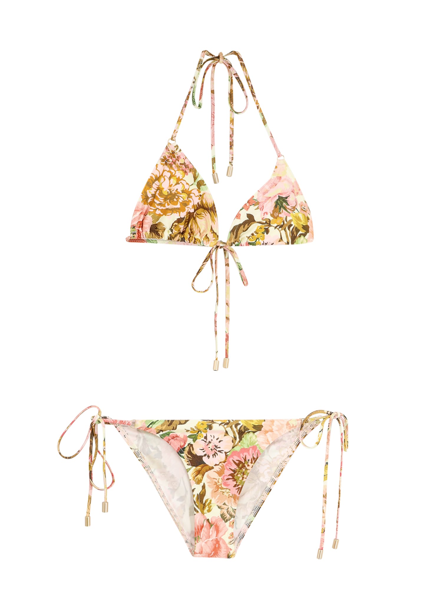 Shop Zimmermann Bikini In Pink