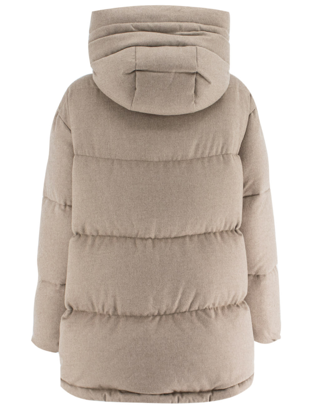 Shop Moorer Down Jacket In Beige