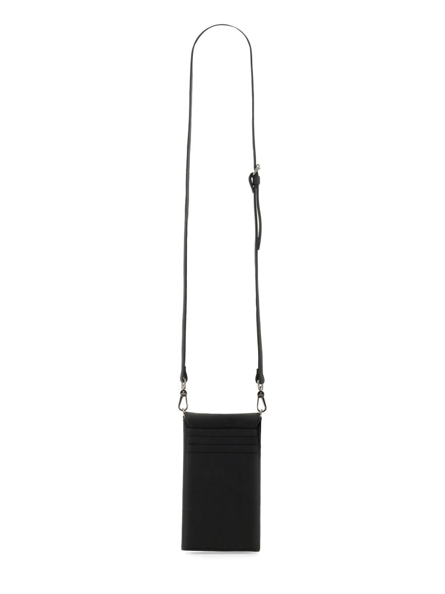 Shop Vivienne Westwood Smartphone Bag In Black