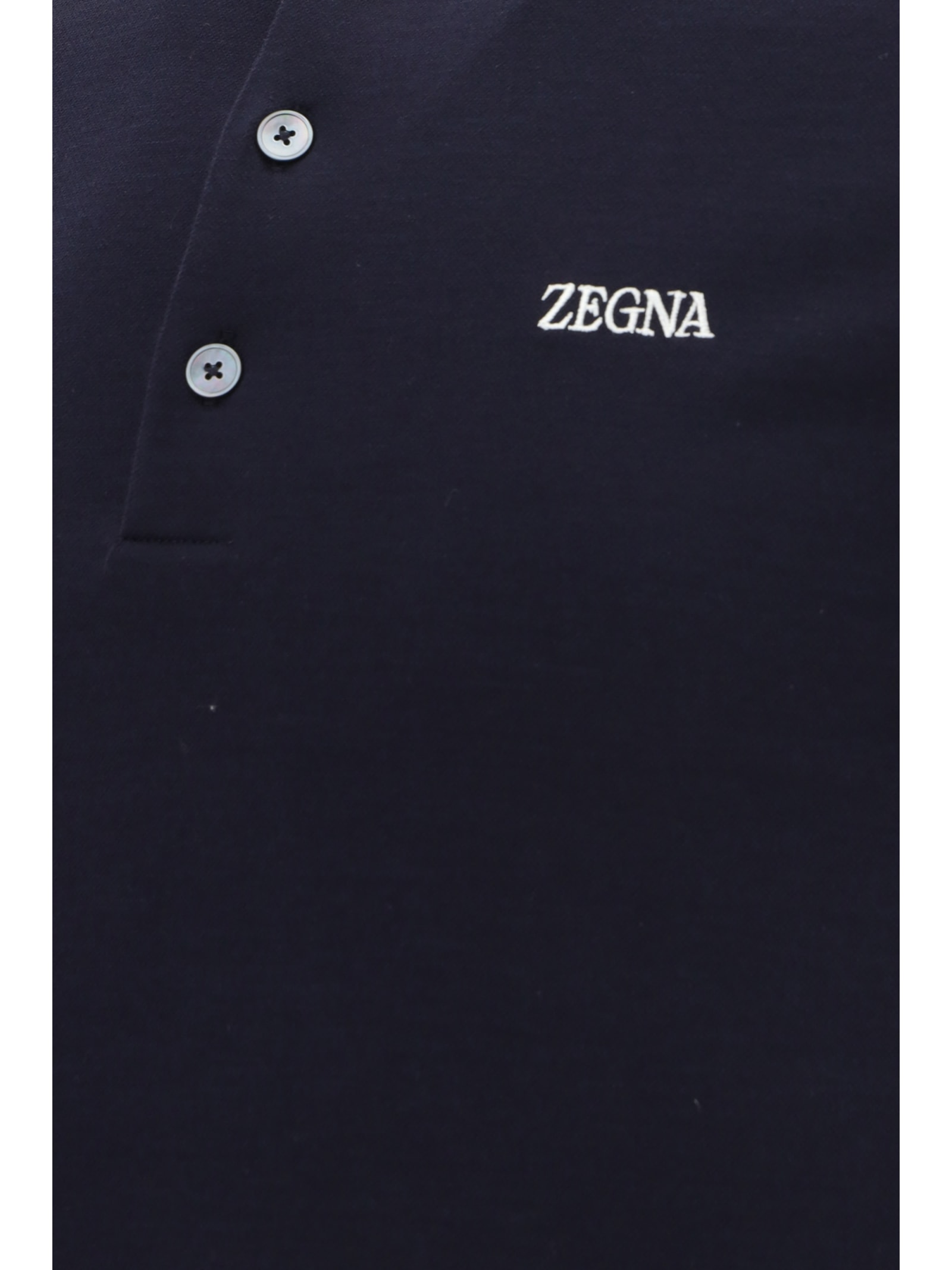 Shop Zegna Polo Shirt In B09