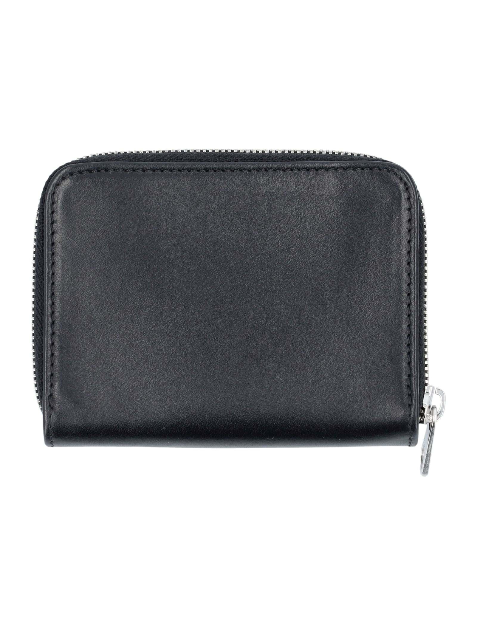 Shop Apc Emmanuel Compact Wallet In Black