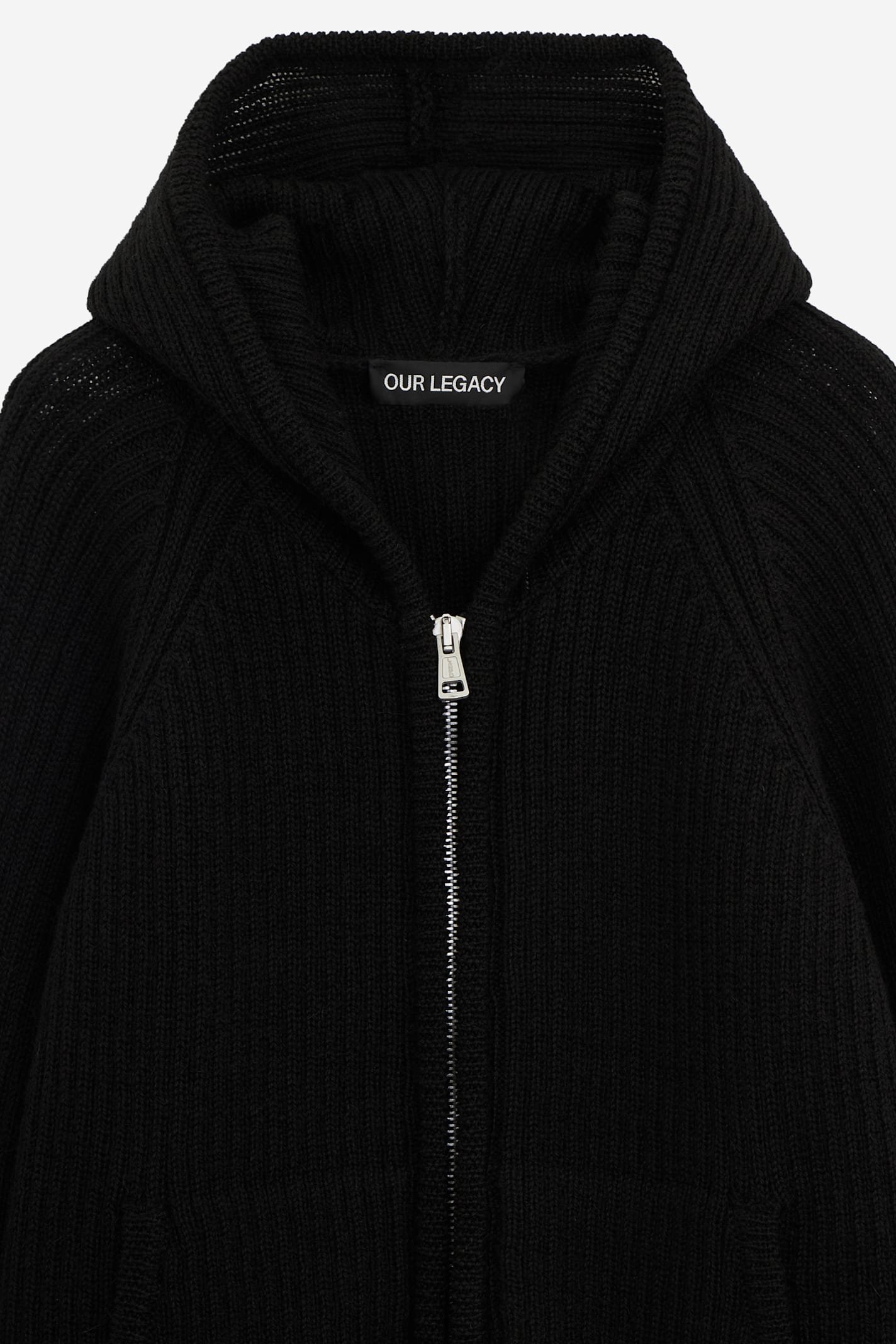 Our Legacy Level Hood Knitwear In Black