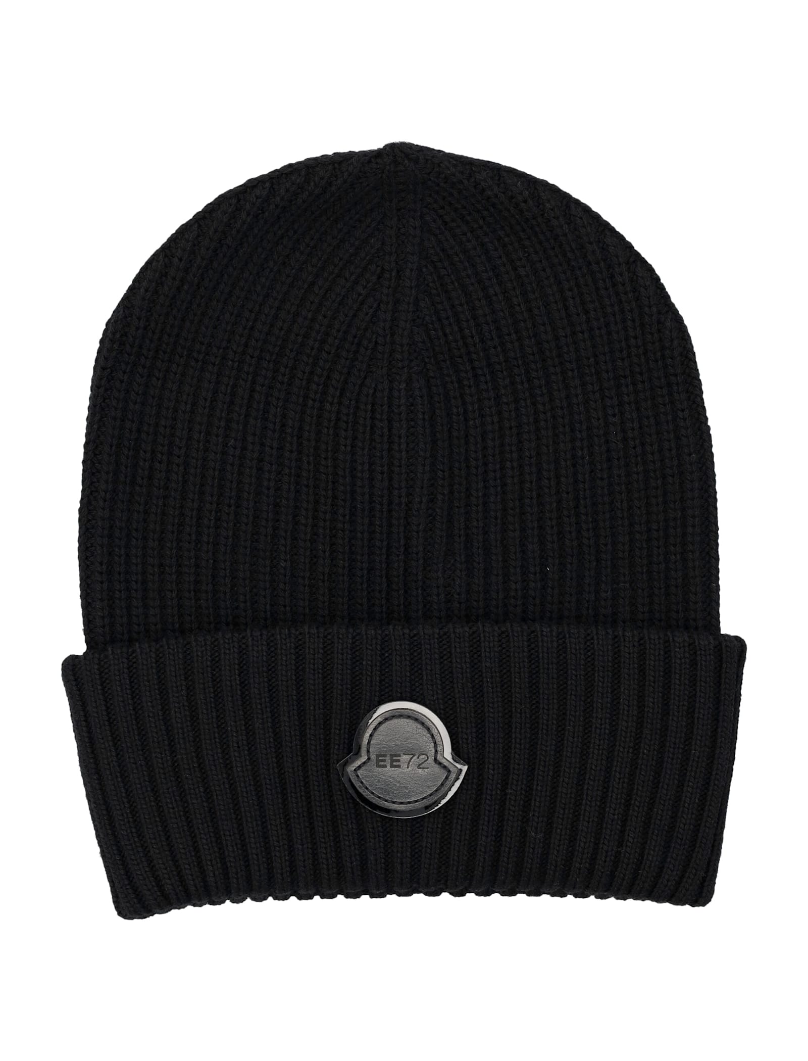 Moncler Genius Moncler Edward Enninful Black Beanie In Gray