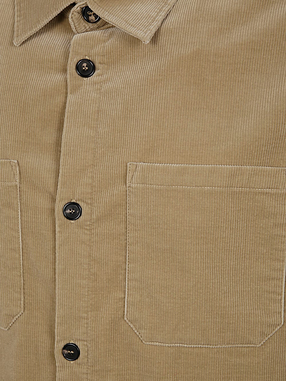 Shop Dondup Shirt Corduroy In Stone