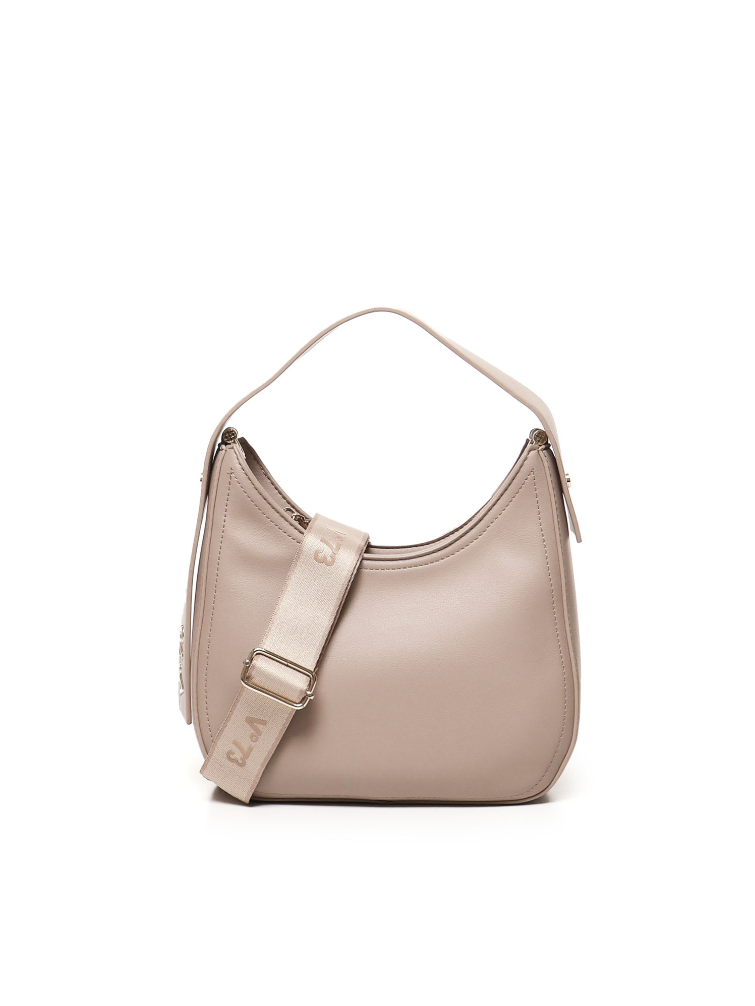 Shop V73 Agatha Hobo Bag In Beige