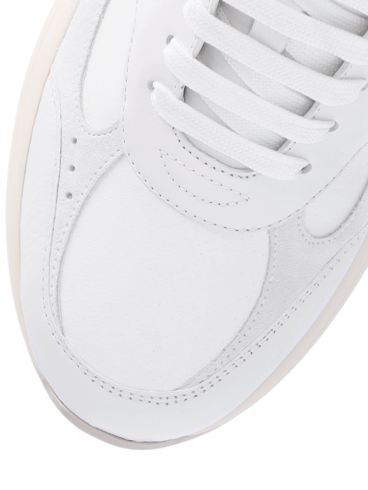 Shop Ferragamo Gancini Sneakers In White