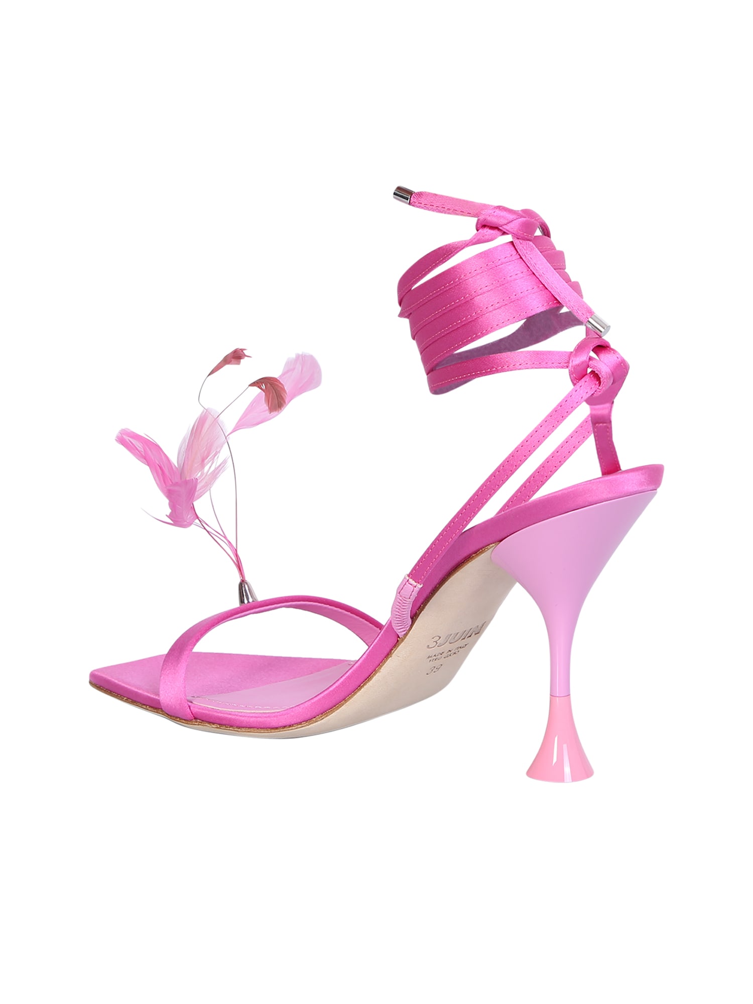 Shop 3juin Fuxia Kimi Sandals In Pink