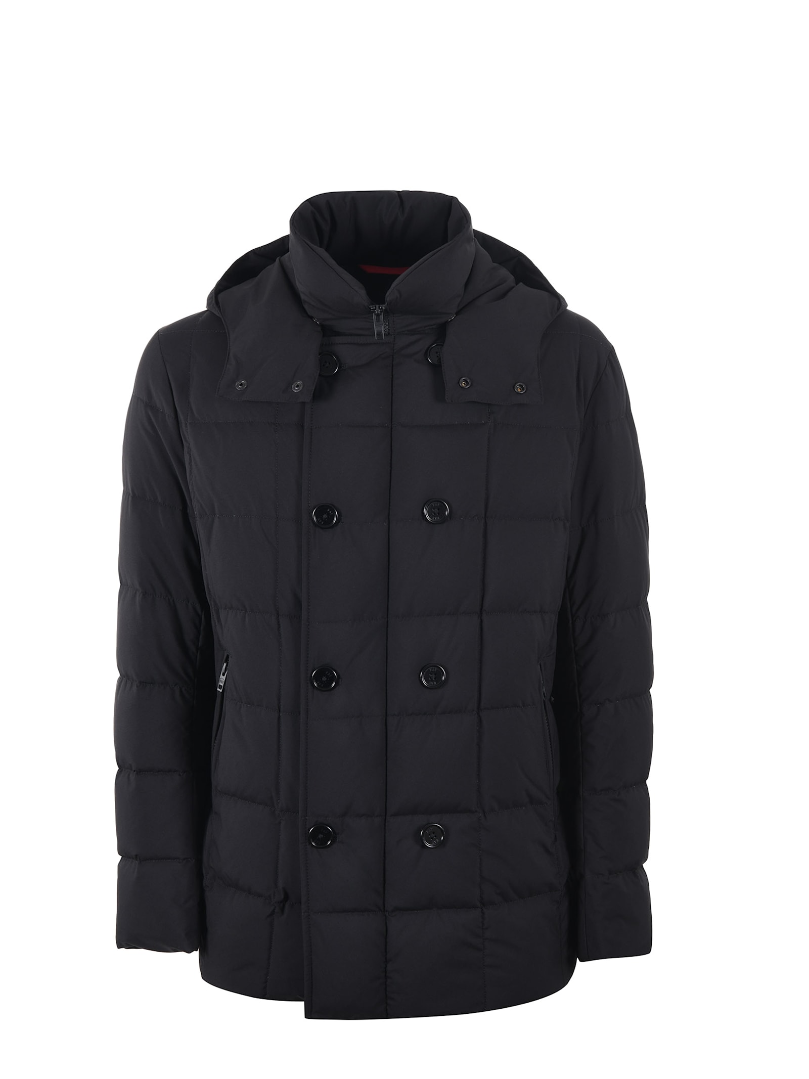 Shop Fay Quilted Nylon Down Jacket In Black