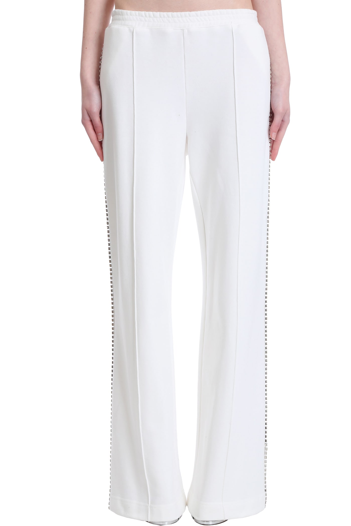 AREA Pants In White Cotton