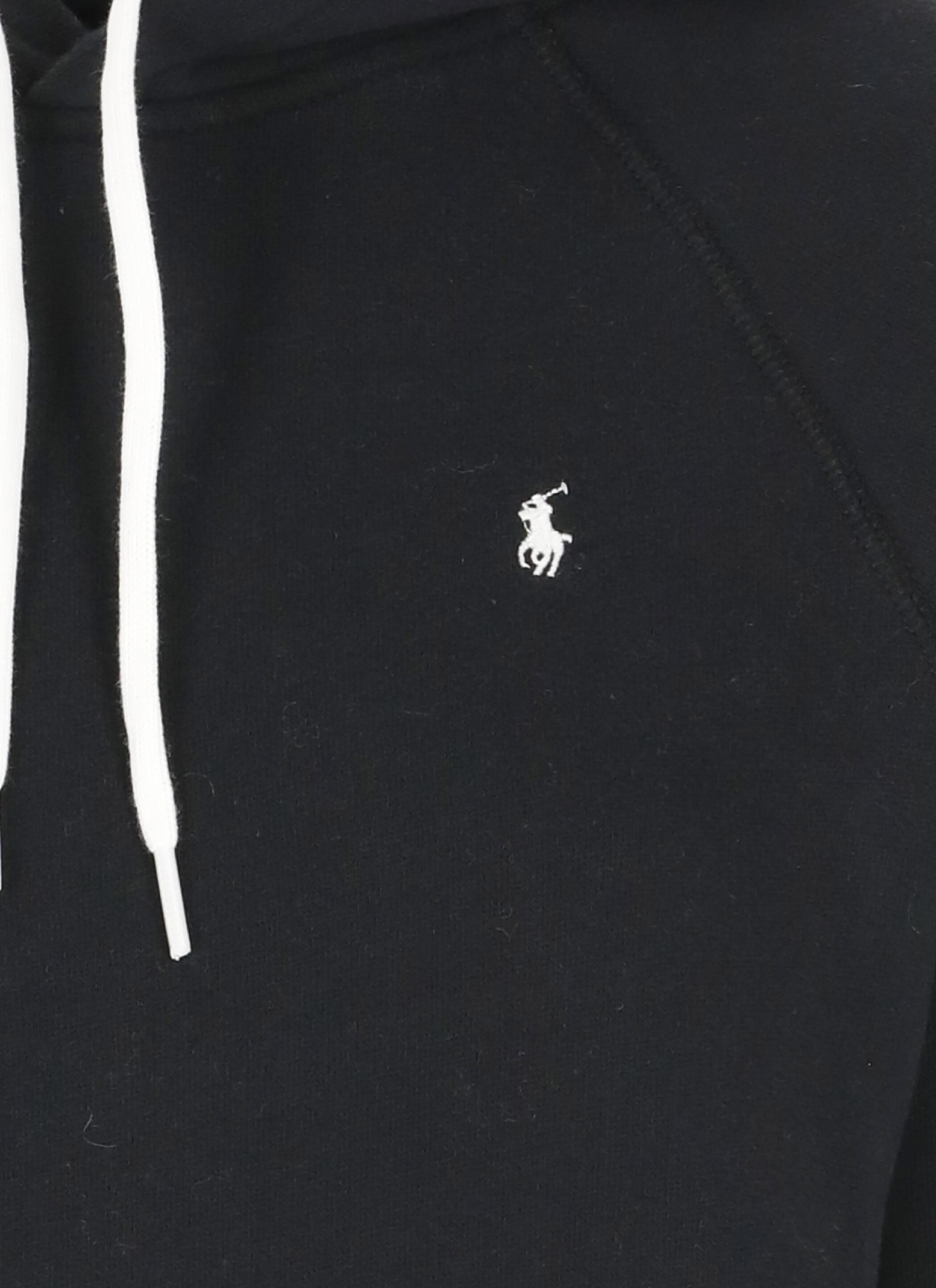 Shop Ralph Lauren Hoodie With Pony In Black