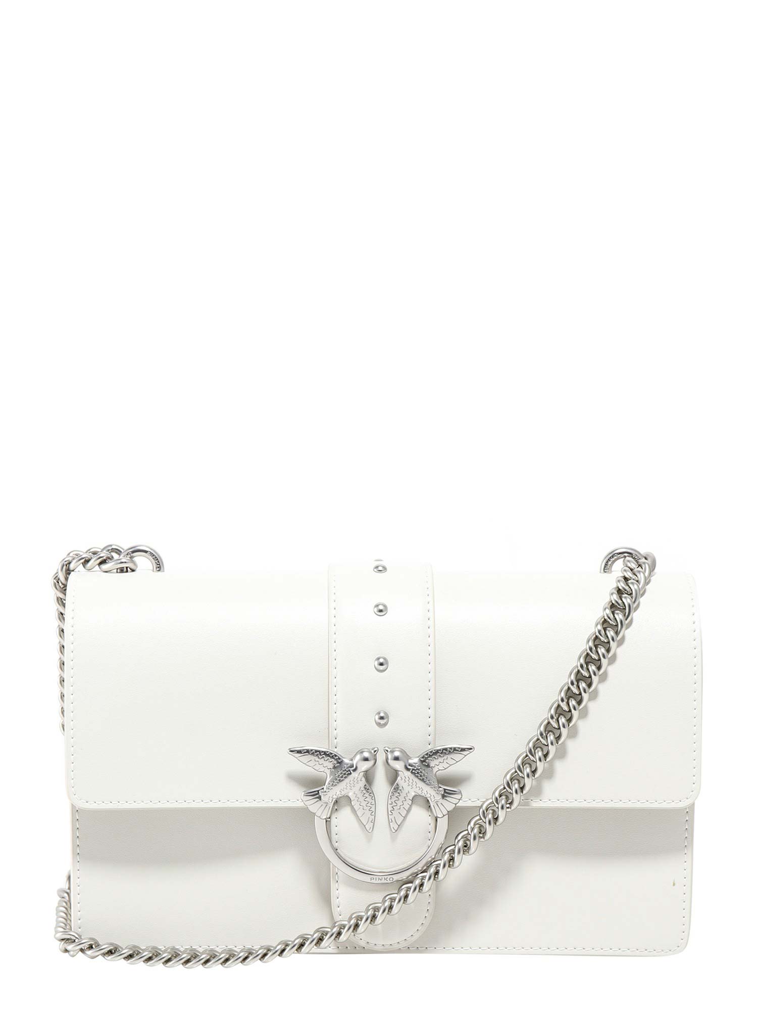 white pinko bag