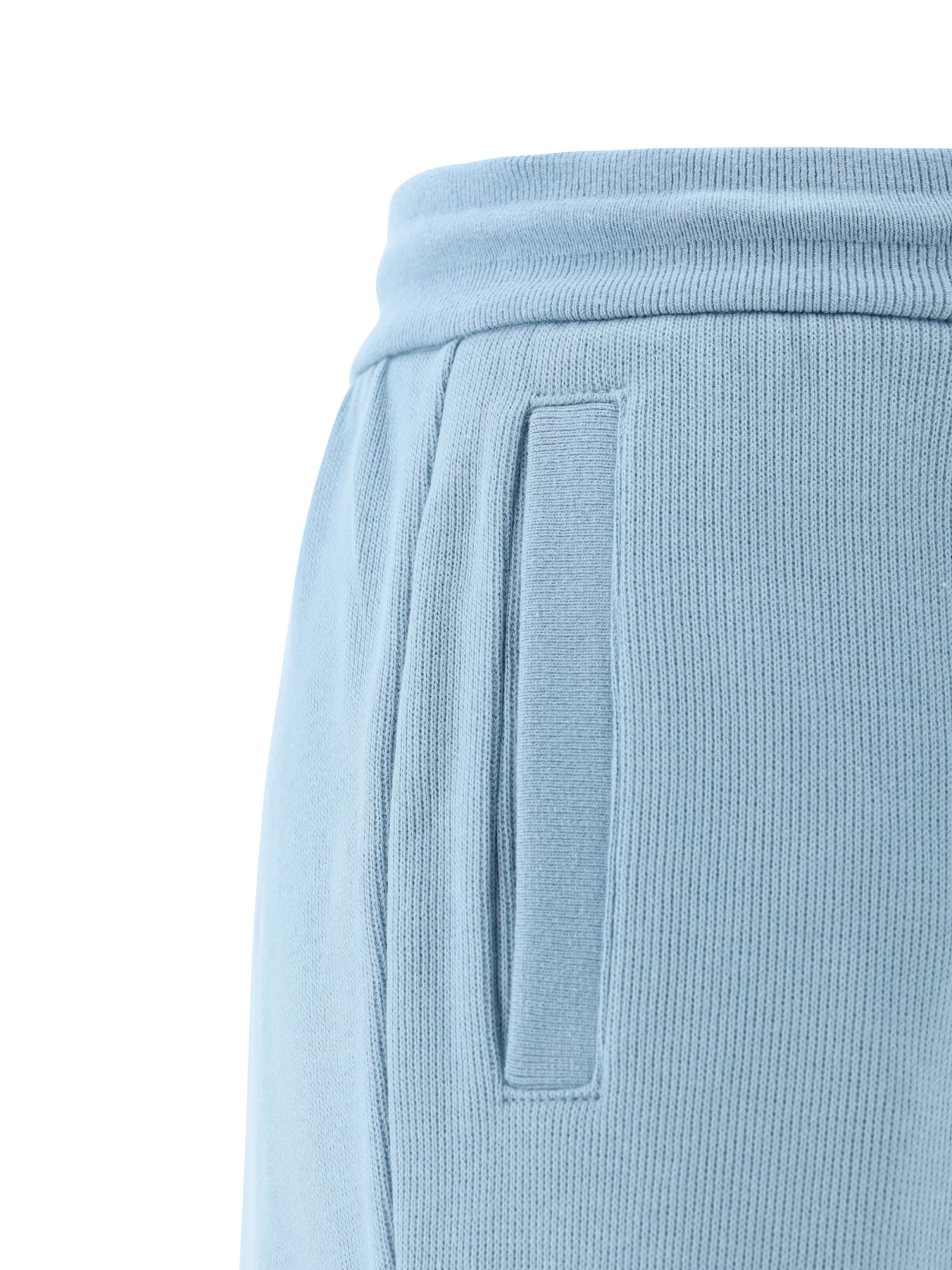 Shop Thom Browne Sweatpants In Light Blue