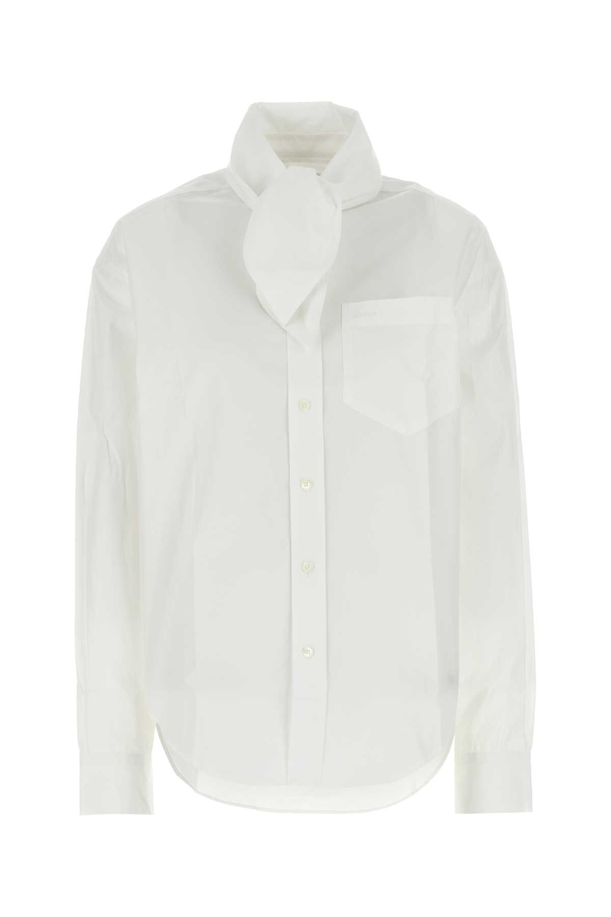 Shop Ami Alexandre Mattiussi White Poplin Shirt