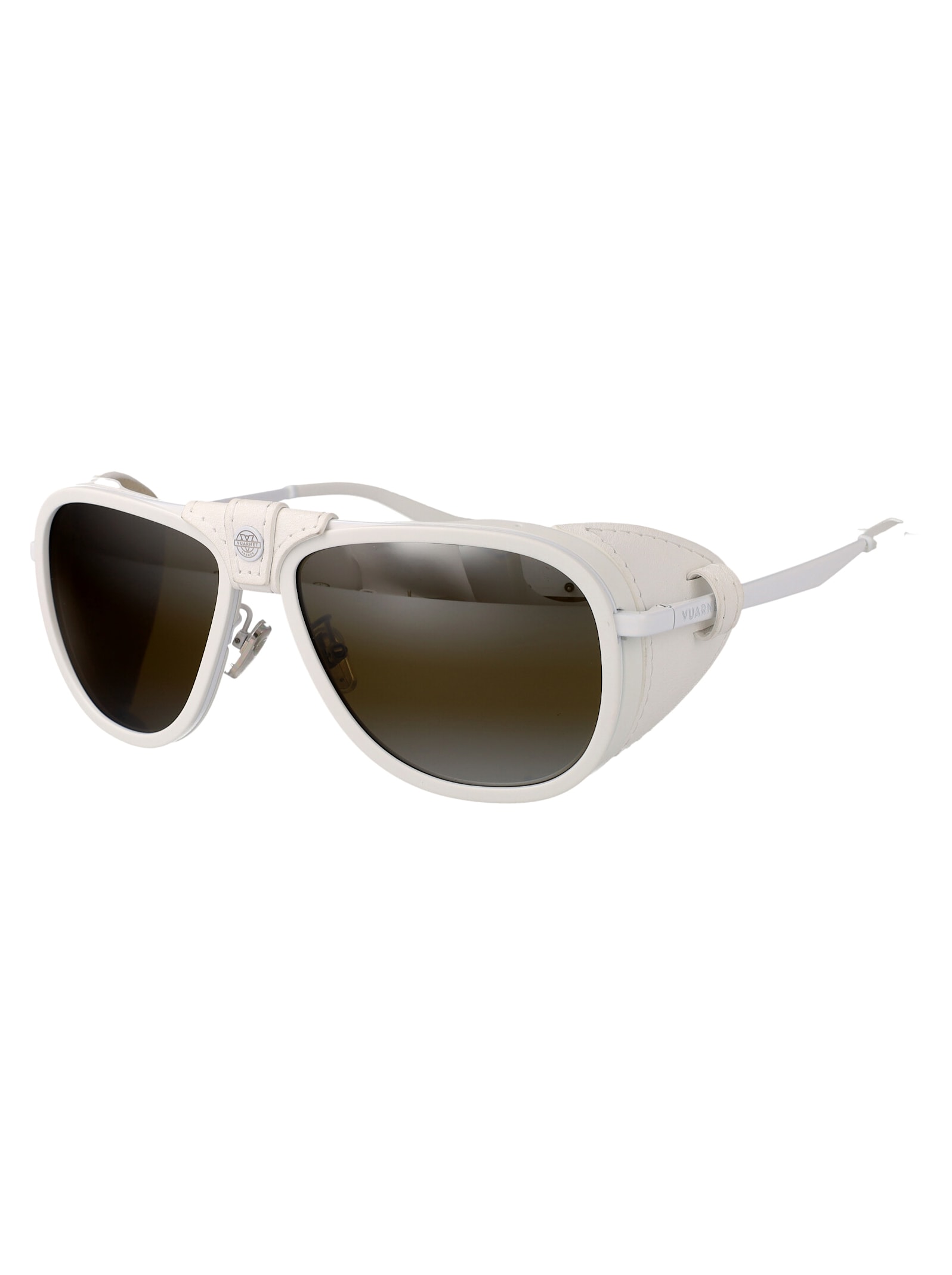 Vuarnet White Acetate Sunglasses In White