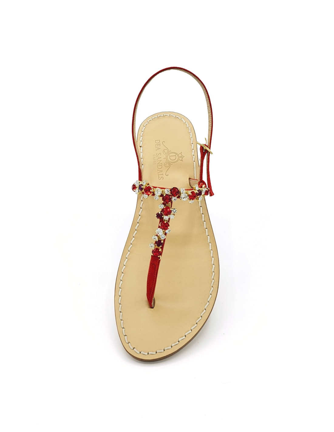 Licampi Red Jewel Sandals