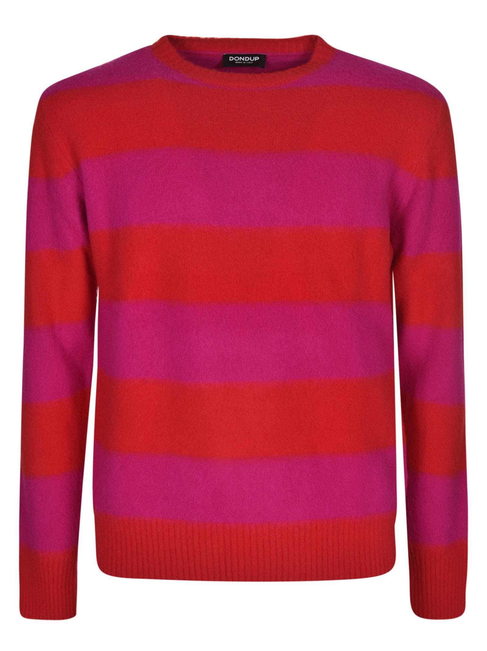 Dondup Stripe Patterned Rib Sweater