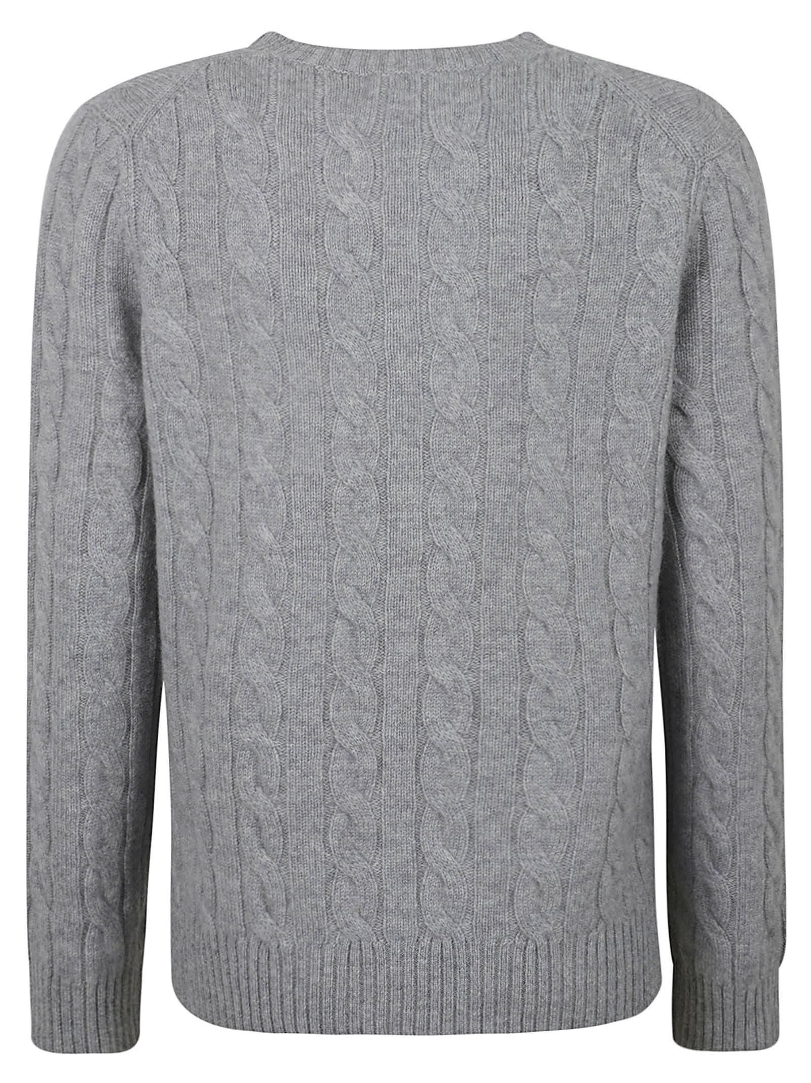 Shop Be You Knitted Sweater In Light Grey