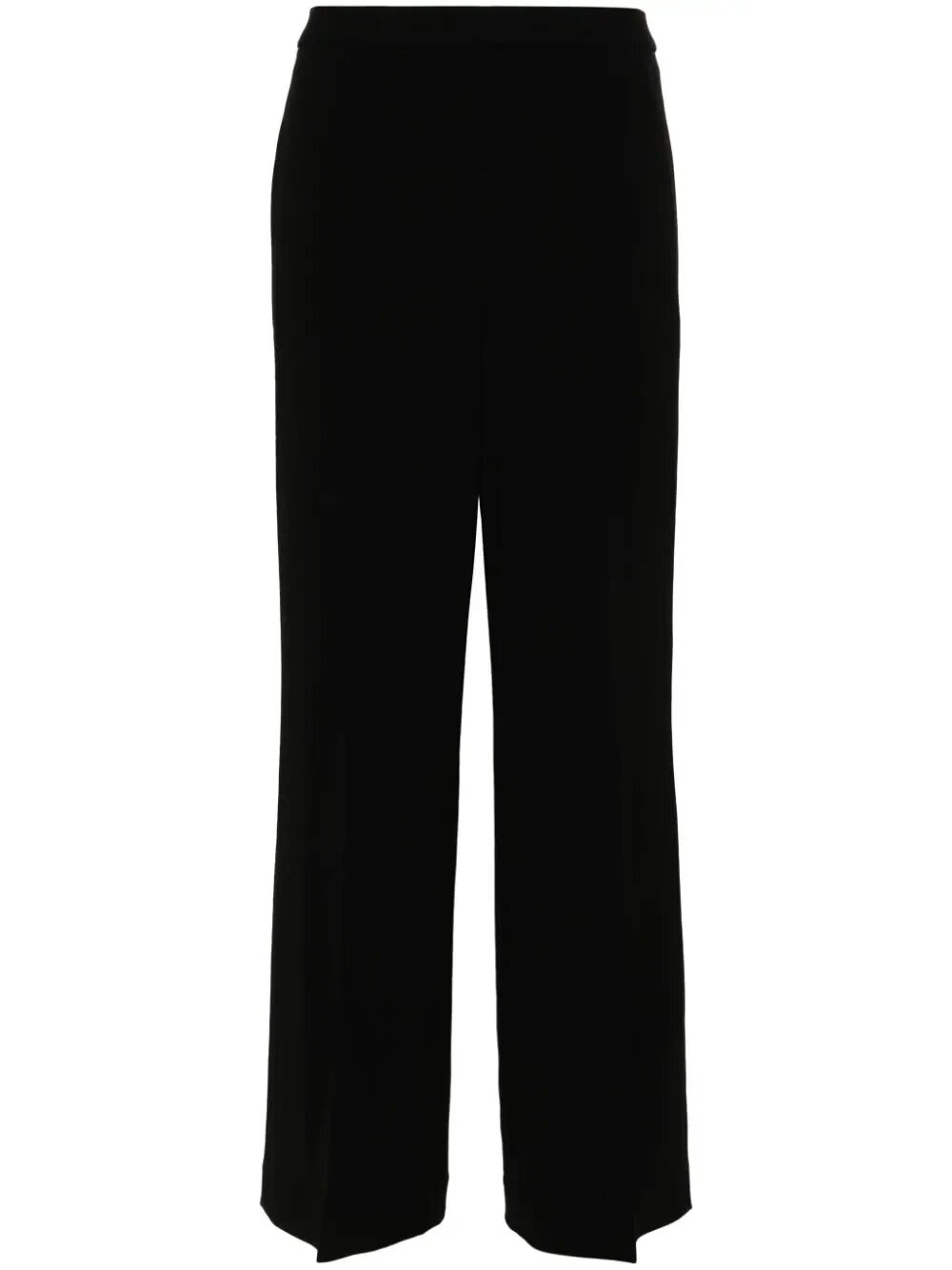 Theory Wide Pull On Admiral Crepe Trouser In Black