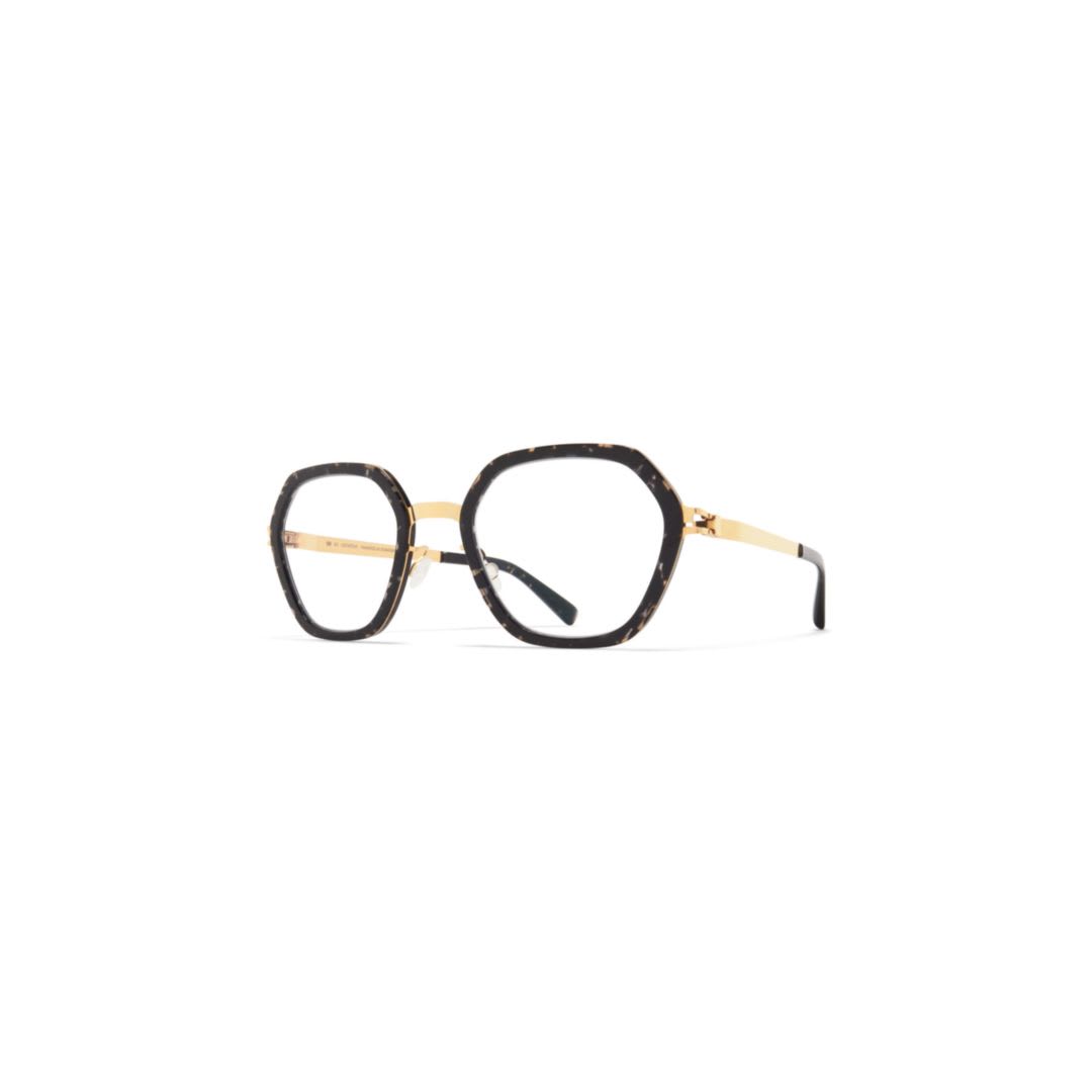 Mykita Solene268 A101 Glossygold Black In Animal Print