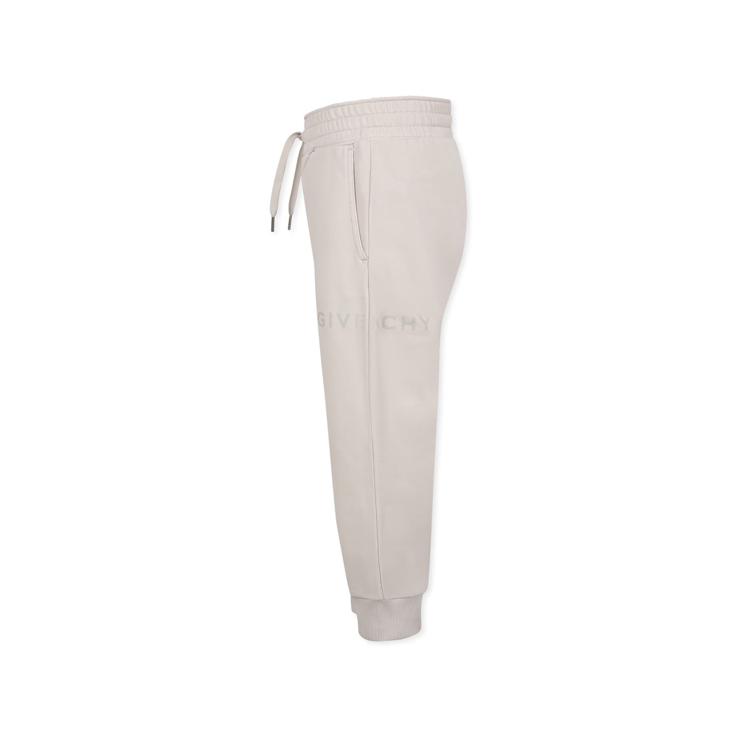 Givenchy Beige Trousers For Boy With Logo In Beige