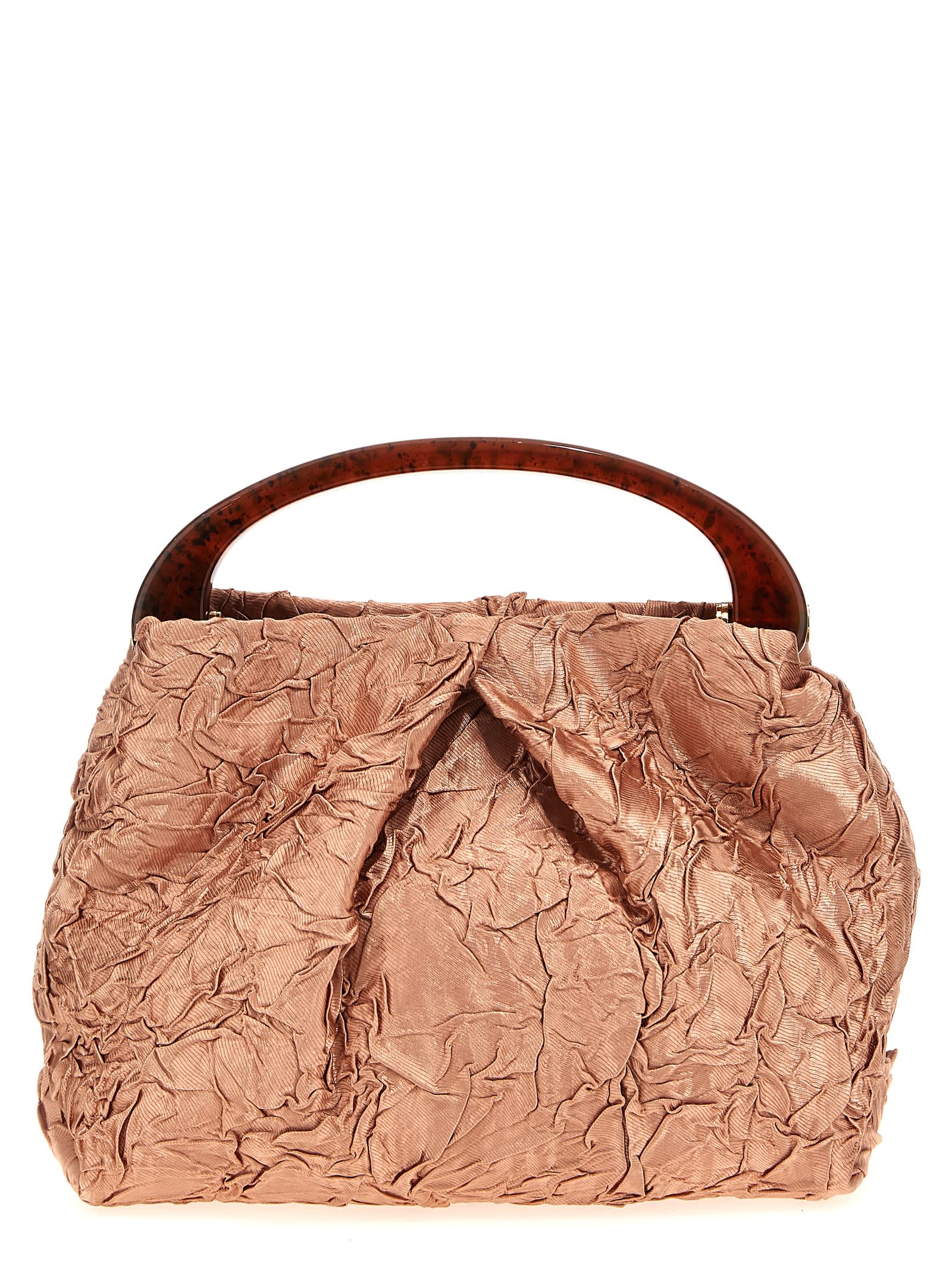 DRIES VAN NOTEN CRINKLED EFFECT HANDBAG