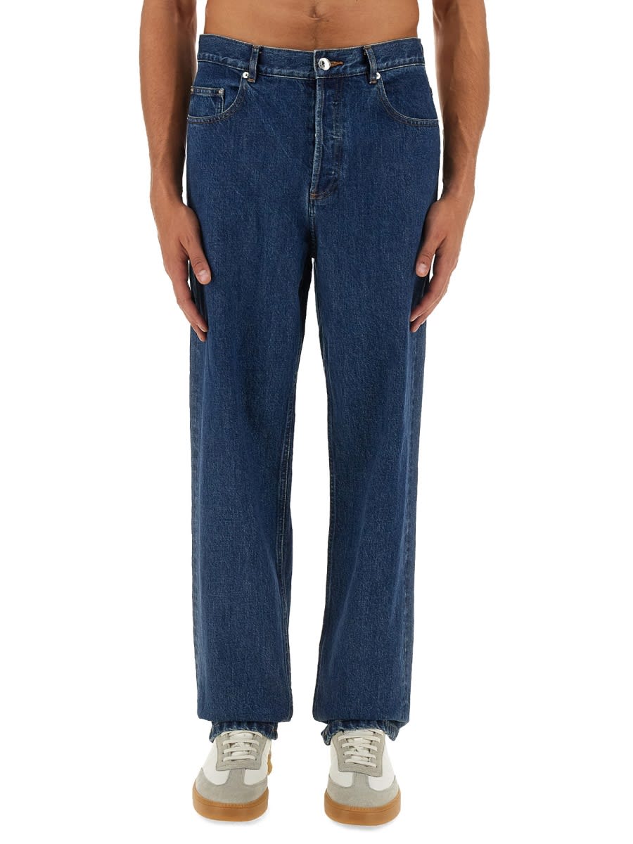 Shop Apc Fairfax Jeans In Denim