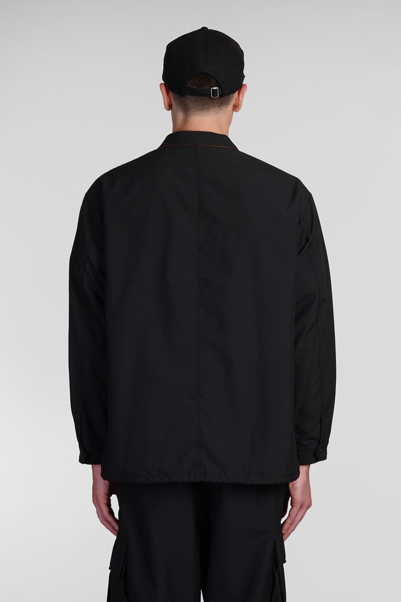 Shop Comme Des Garçons Homme Deux Blazer In Black Polyester