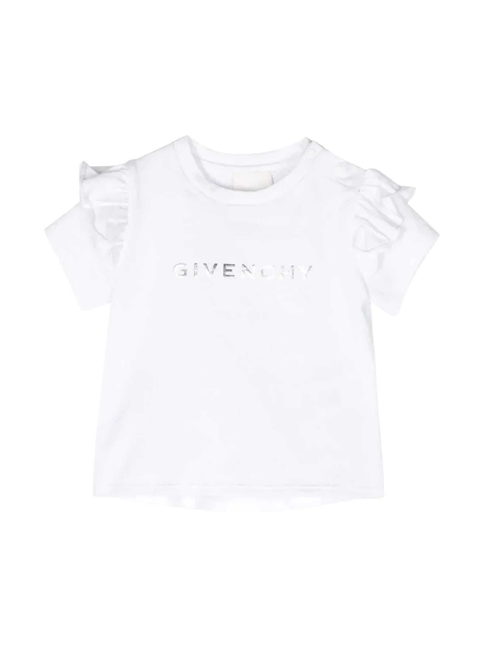GIVENCHY WHITE T-SHIRT BABY GIRL