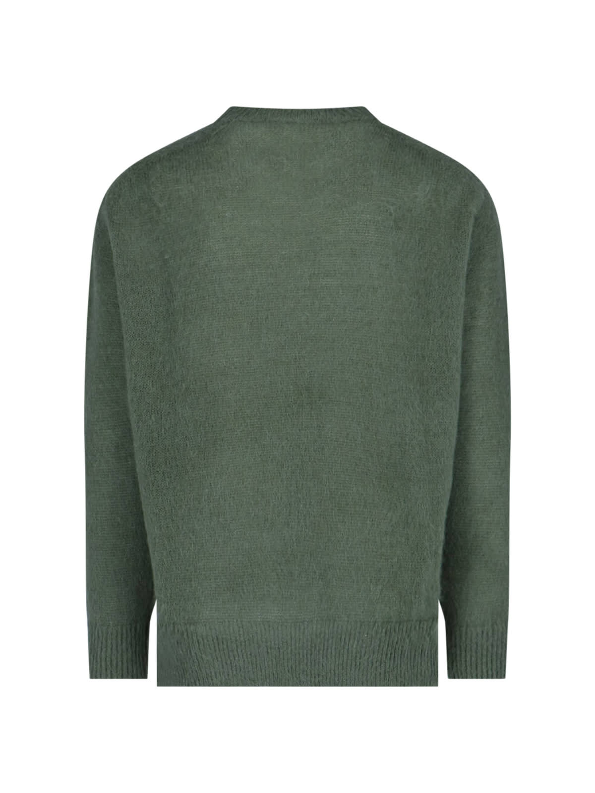 Shop Y/project Logo Sweater In Green