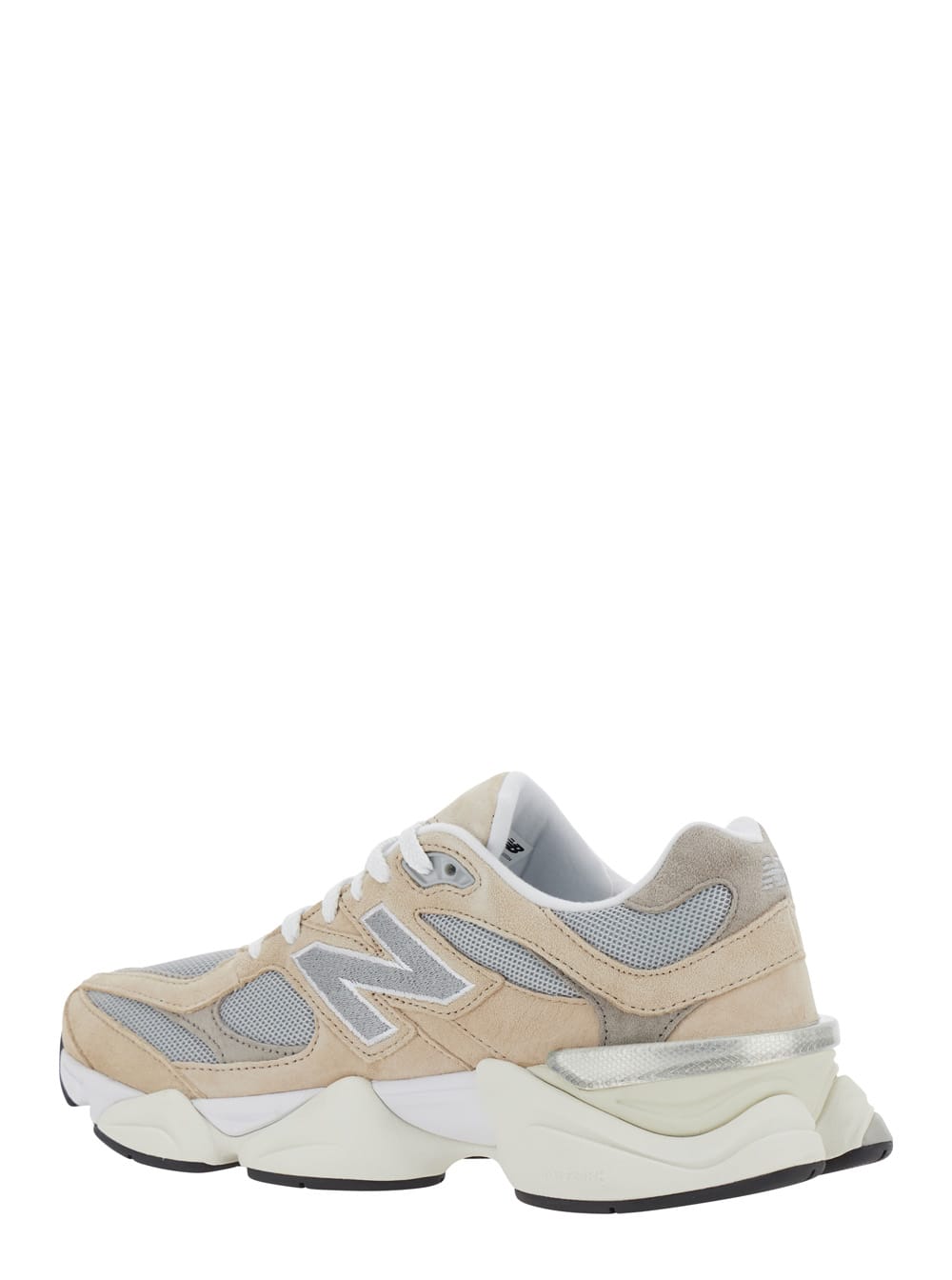 New Balance 9060 Brown Sneaker With Side Logo And Chunky Sole In Suede Unisex In Neutral