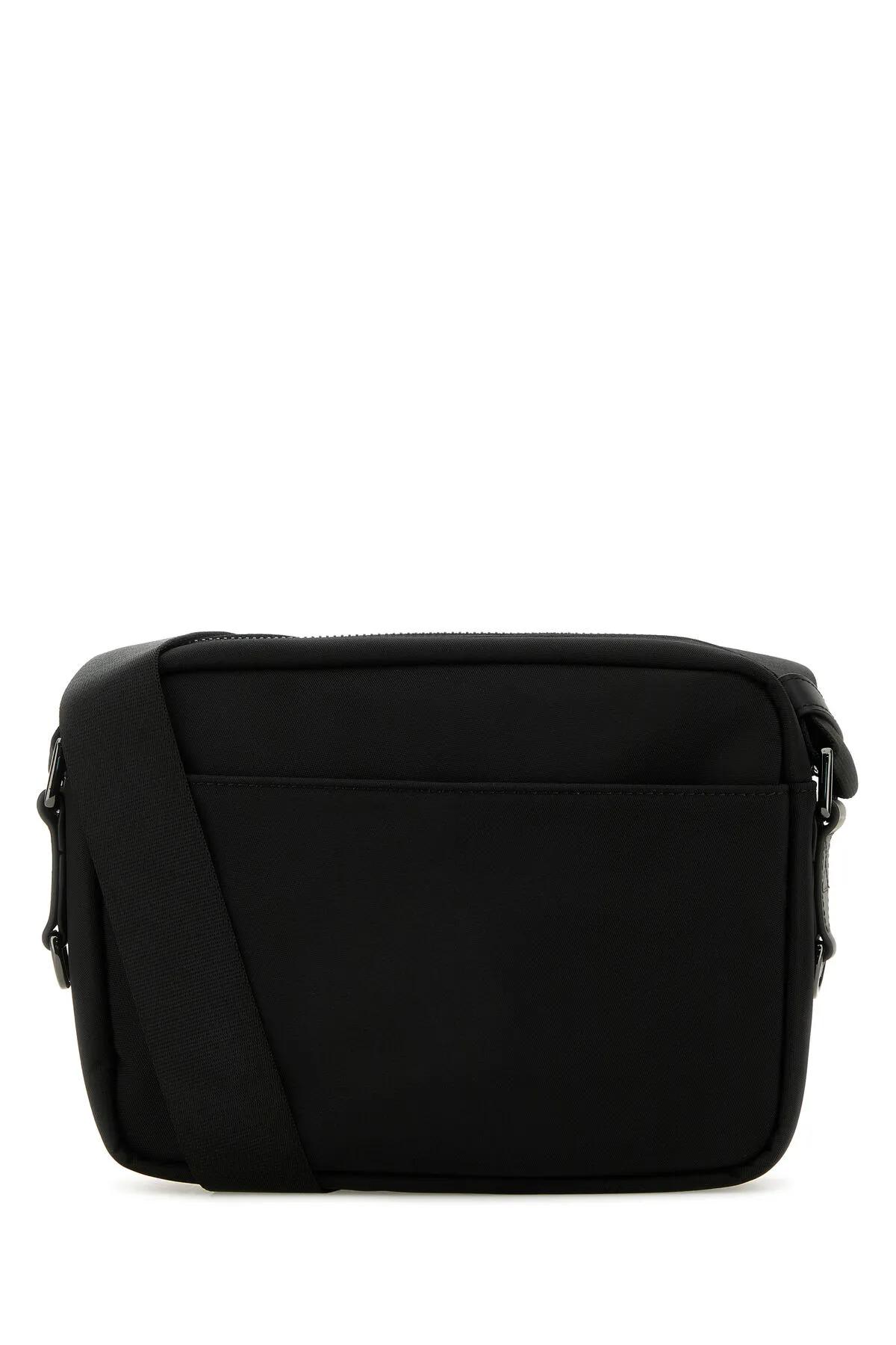 Shop Dsquared2 Black Fabric Urban Crossbody Bag In Nero