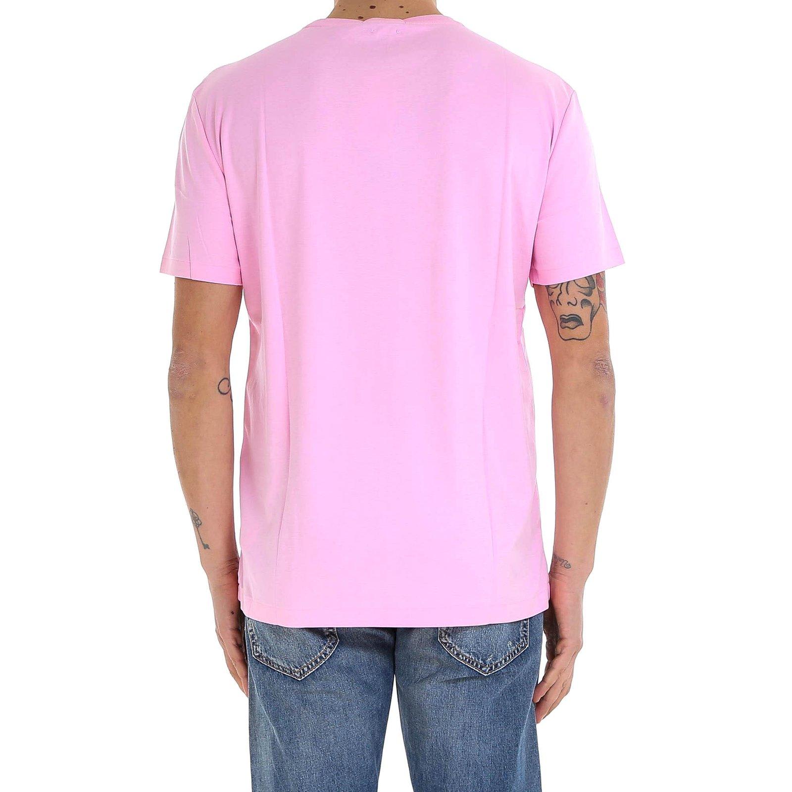 Polo Ralph Lauren Pima Short Sleeve Slim Fit T-shirt In Pink