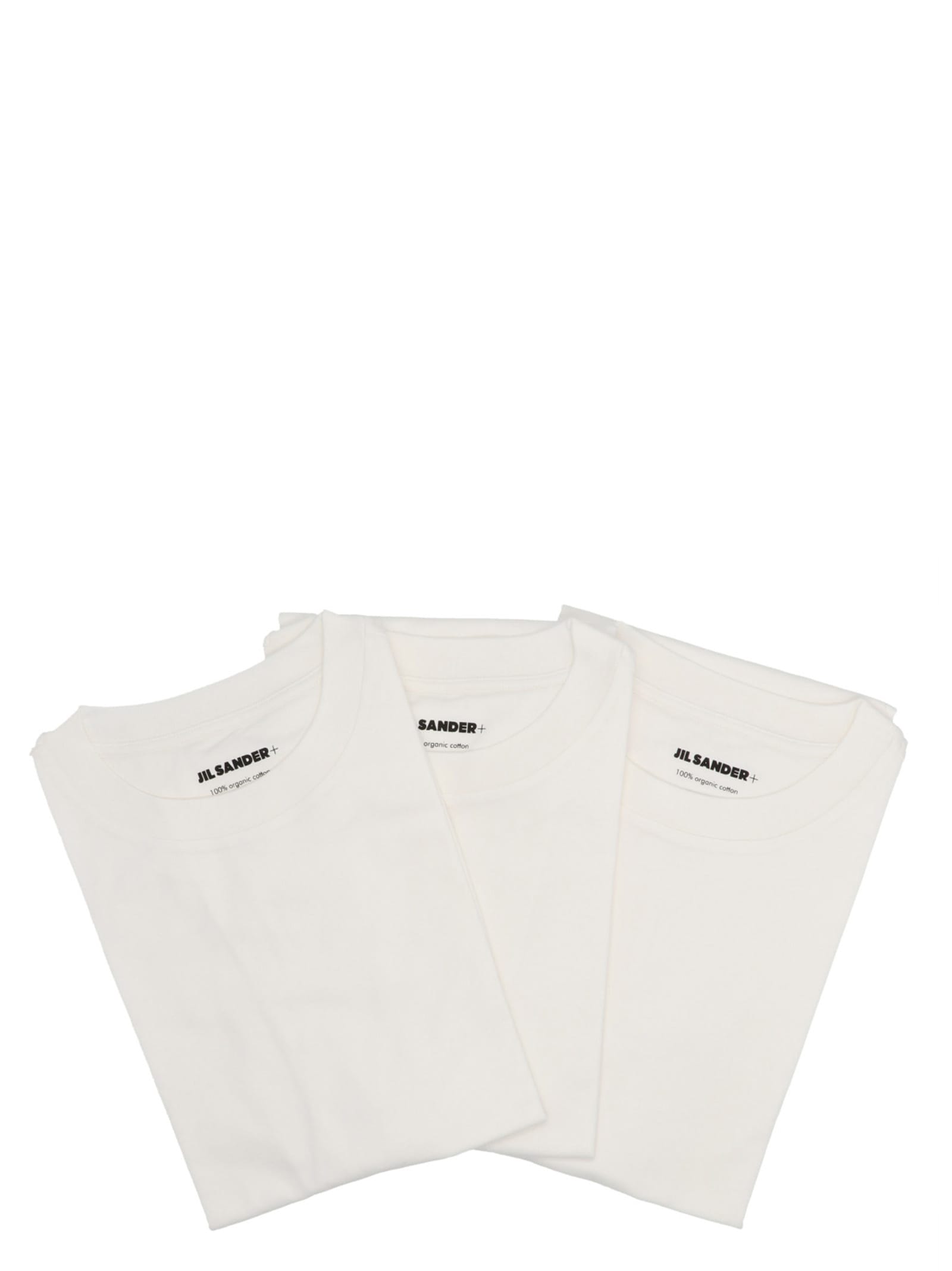 Shop Jil Sander Logo T-shirt Pack Of 3 In White