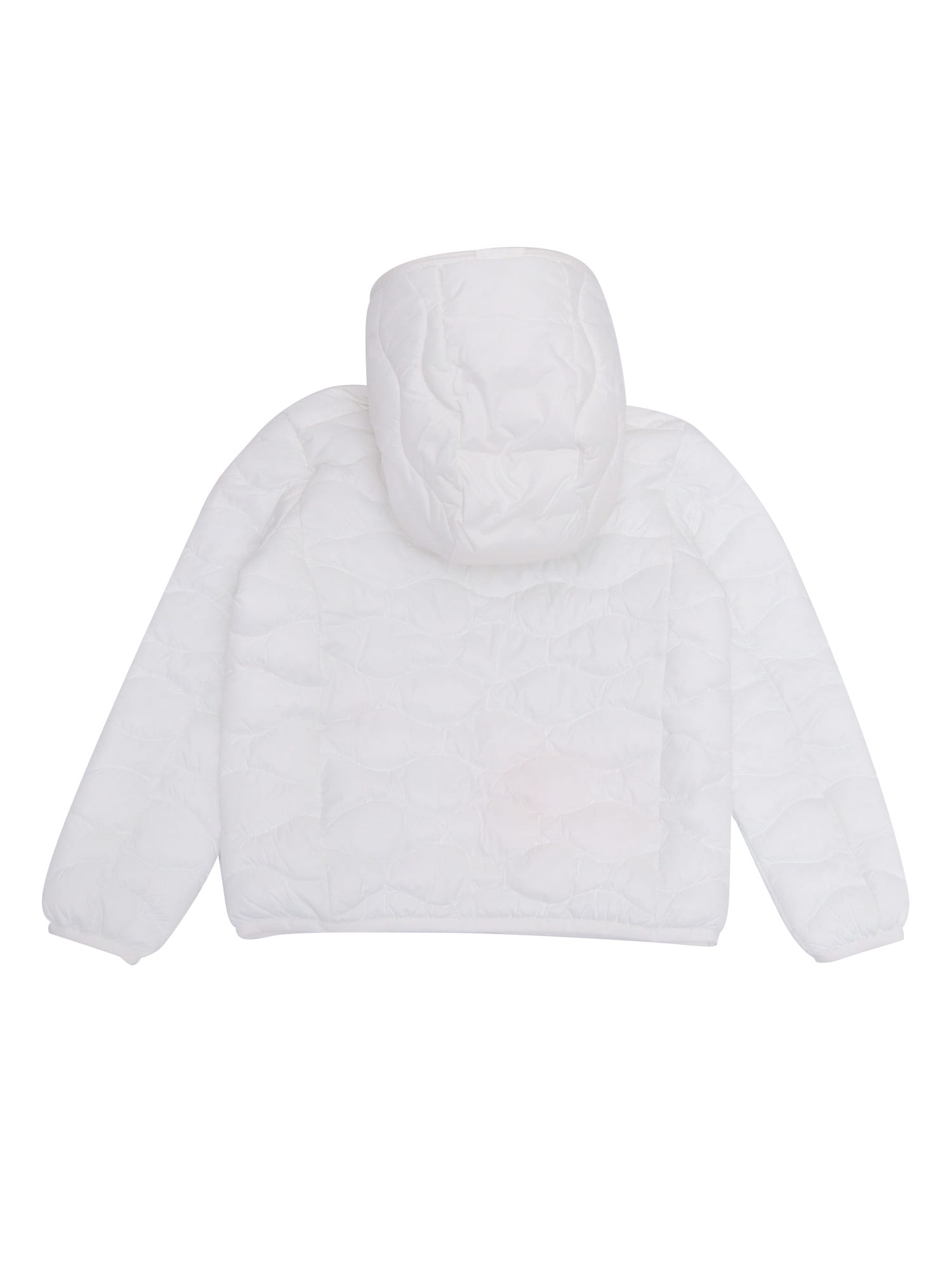 Save The Duck Yul Hooded Jacket Fantasy Quilt In White