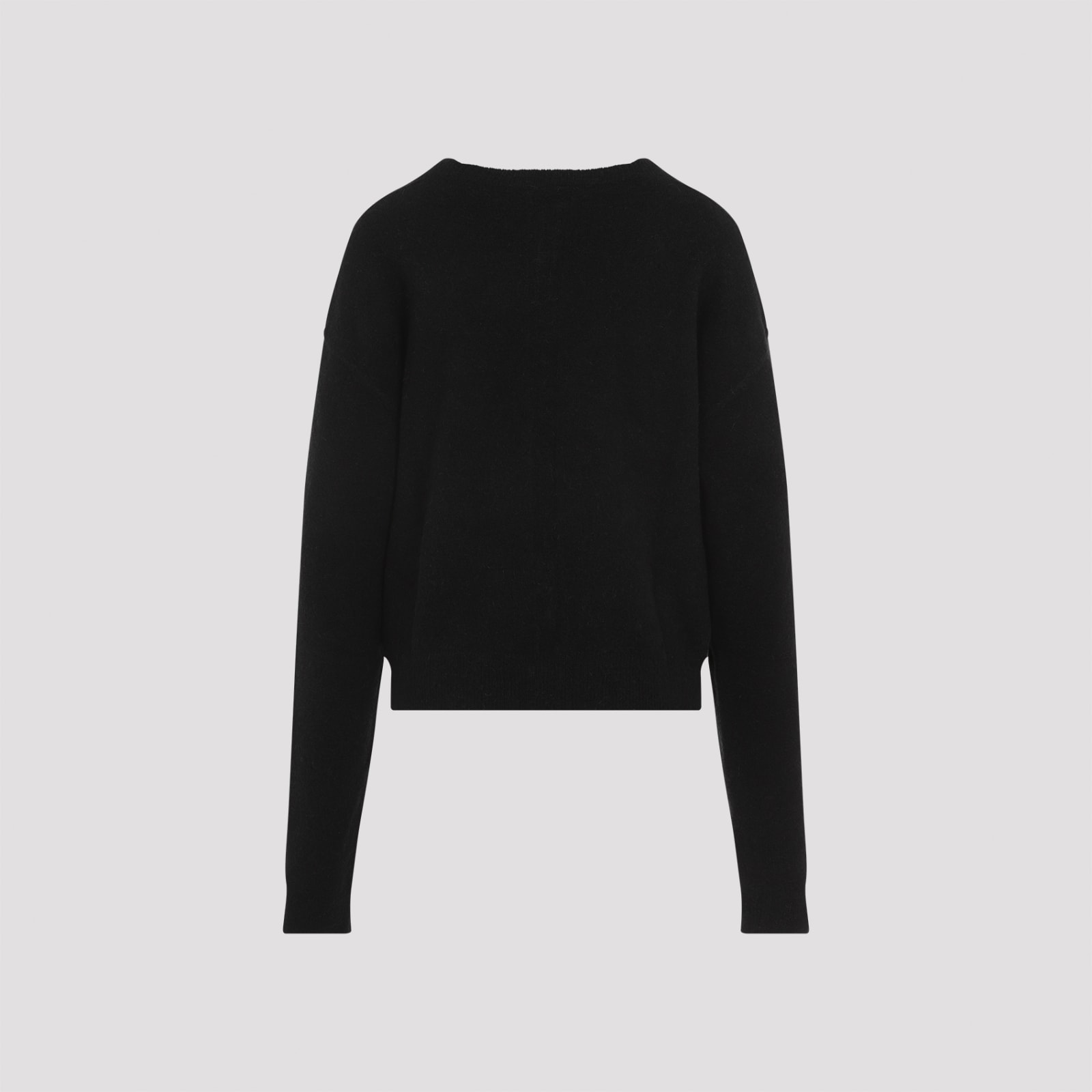 Shop Rick Owens Tommy V-neck Sweater In Black