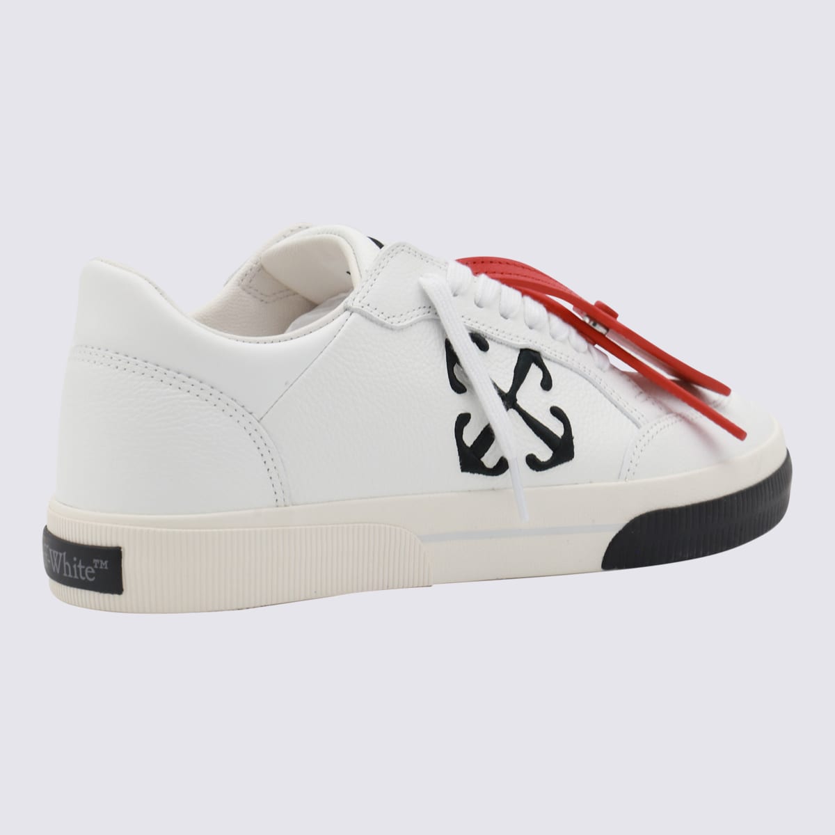 Shop Off-white White Cotton Sneakers