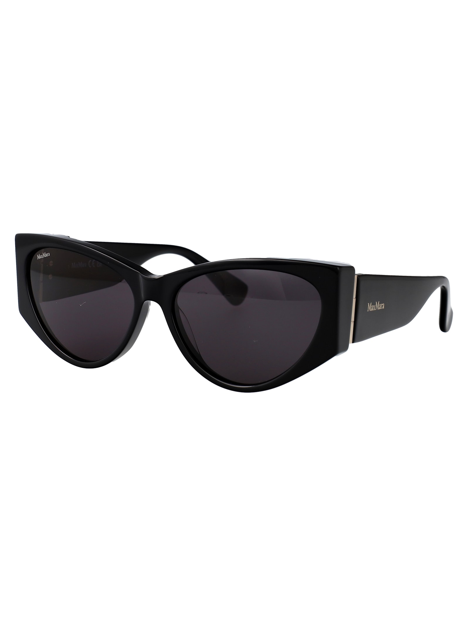 Max Mara Hinge-1 Sunglasses In Black