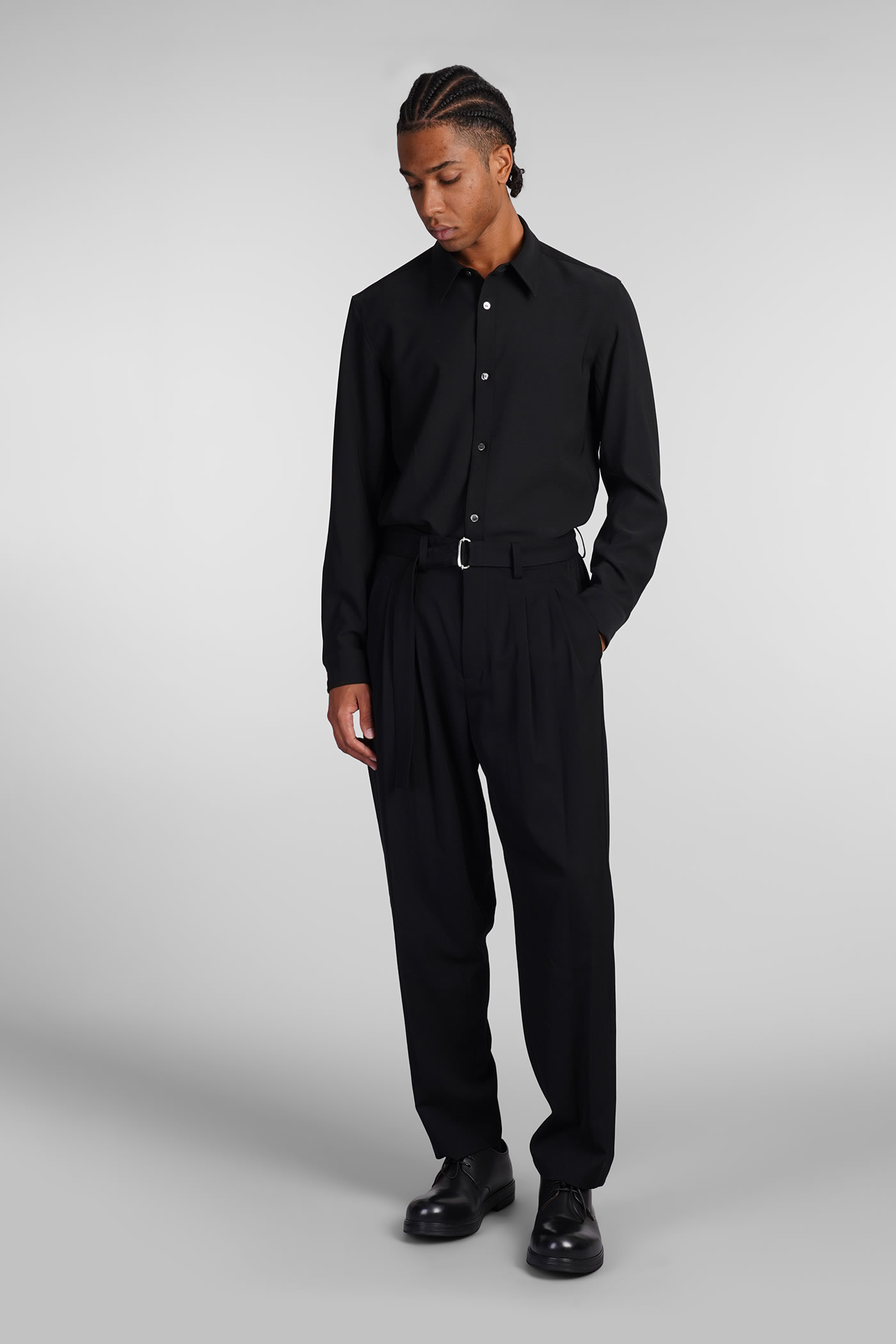 Shop Attachment Pants In Black Wool