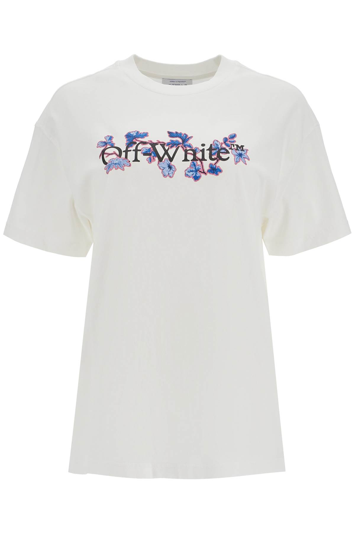 Shop Off-white Flower Bookish T In White - Multicolor (white)