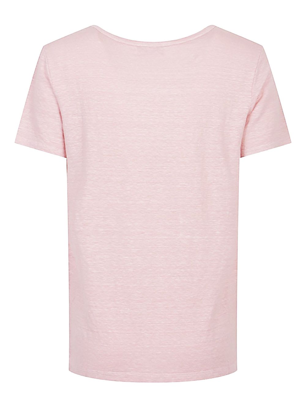 Base Patch-pocket T-shirt In Pink