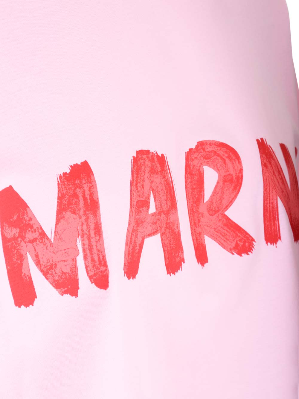 Shop Marni Cropped T-shirt In Rosa