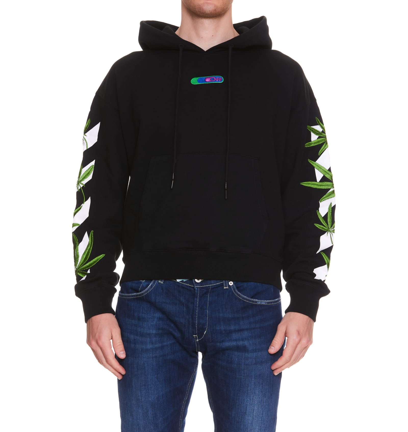 OFF-WHITE WEED ARROWS OVER HOODIE