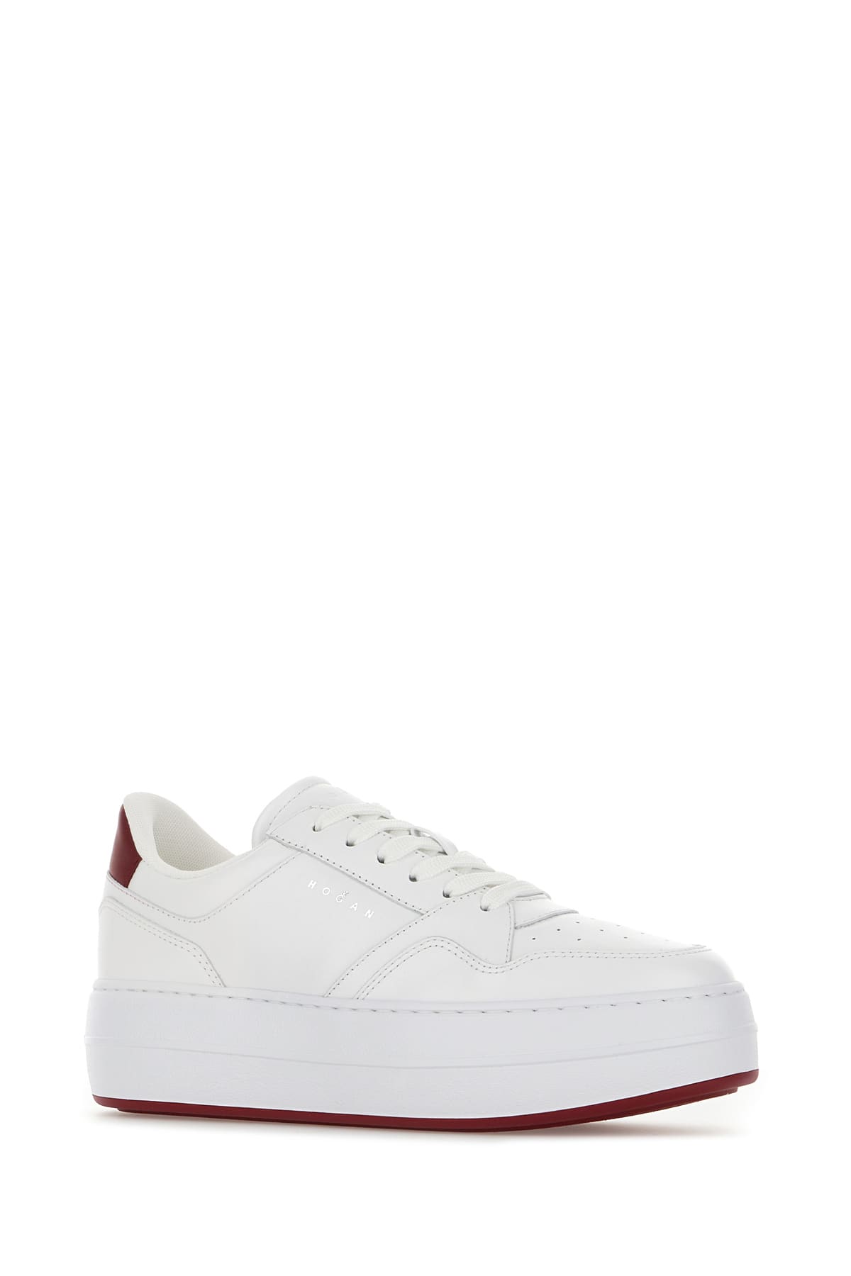 Hogan Skyscraper Platform Sneakers Featuring Perforated Detailing