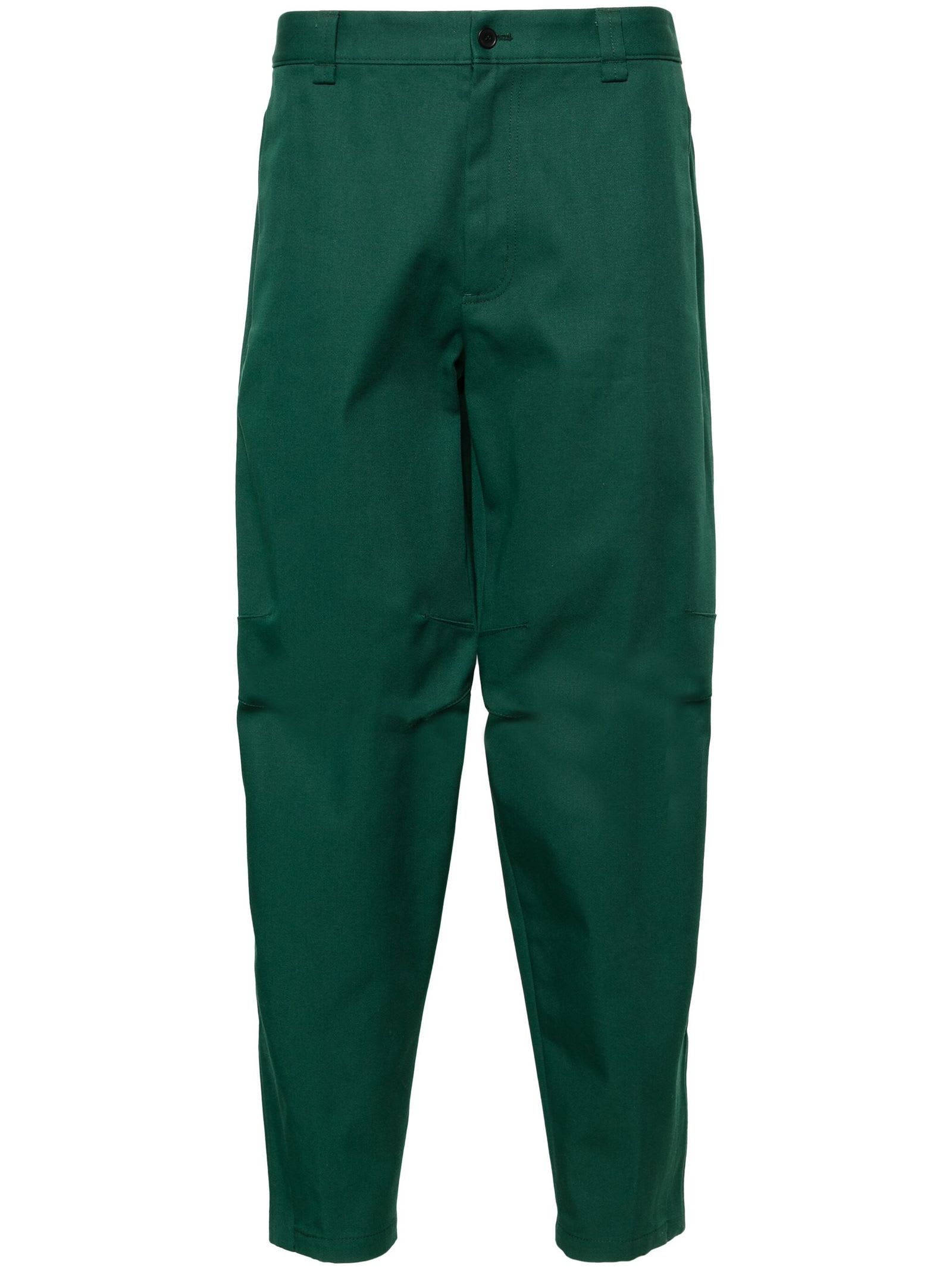 Shop Lanvin Trousers Green