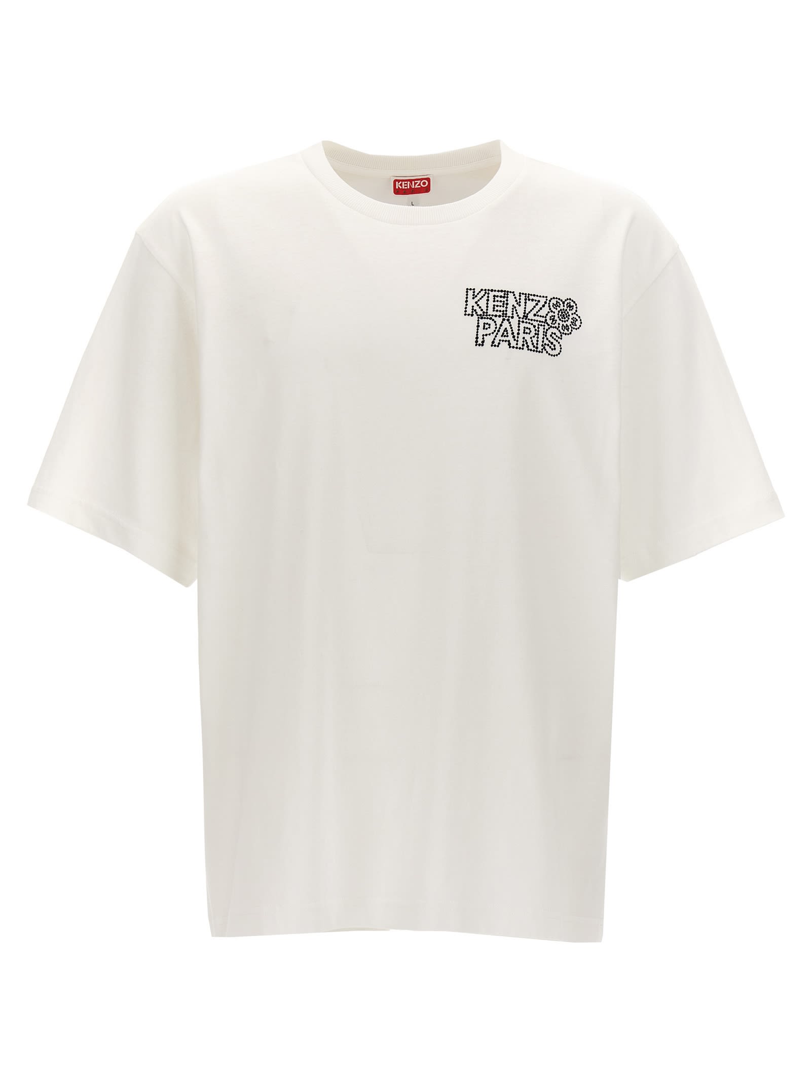 Shop Kenzo Constellation T-shirt In White/black