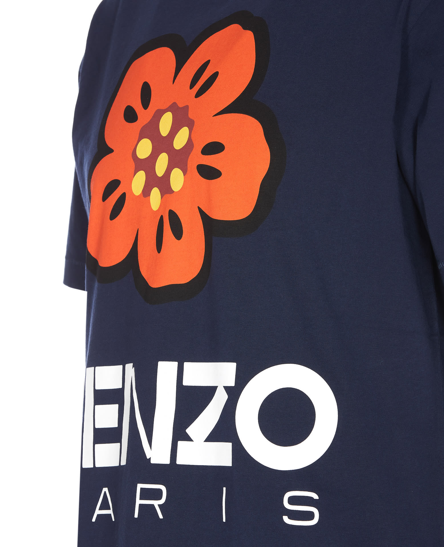 Shop Kenzo Boke Flower T-shirt In Dark Navy