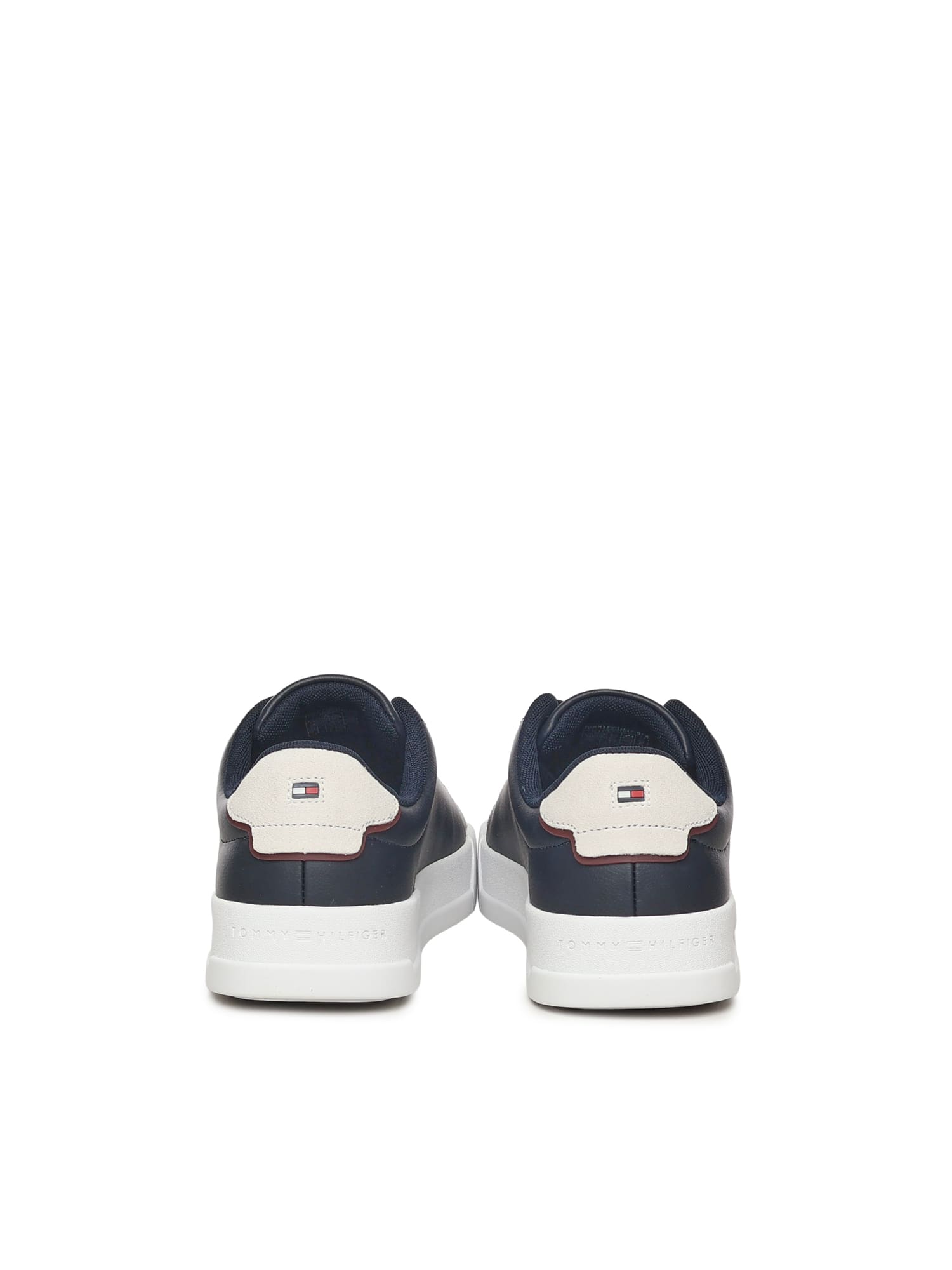 Tommy Hilfiger Leather Sneakers In Animal Print